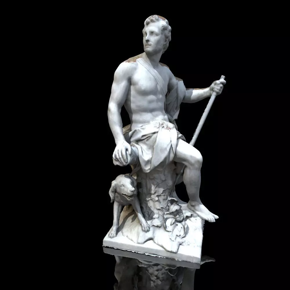 Chasseur sculpture Free 3D model