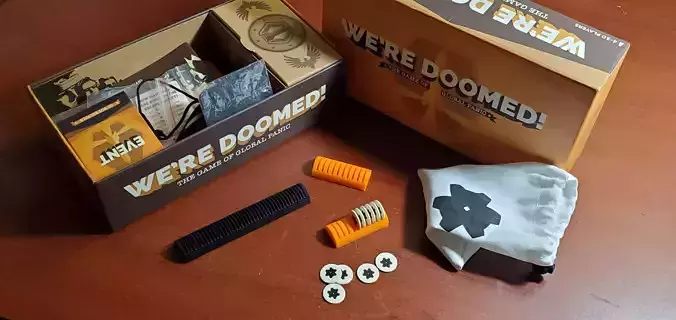 We re Doomed - Board Game Organizer Free 3D print model