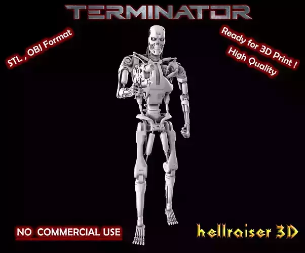 Terminator T-800 Endoskeleton Pose 3