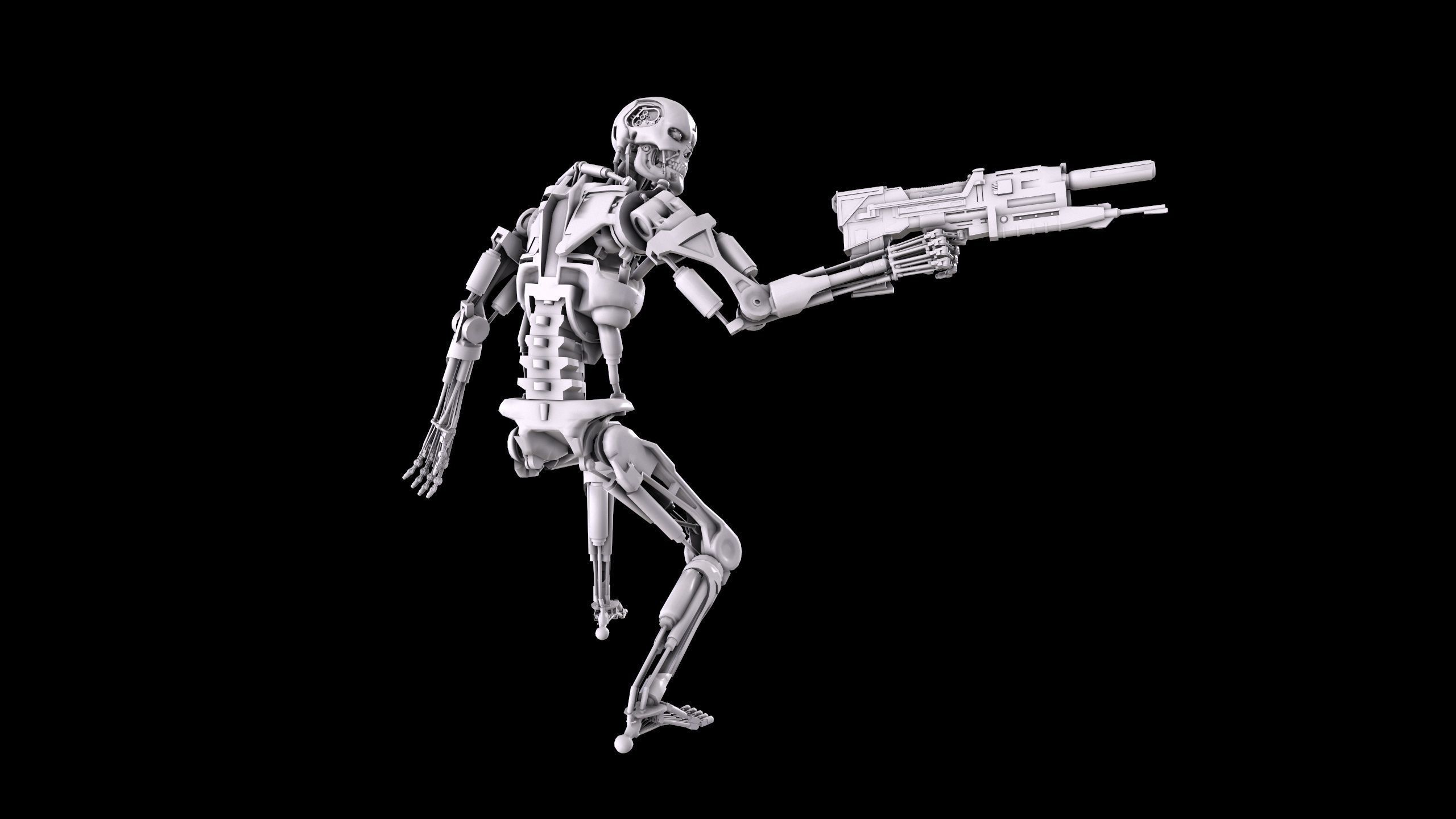 Terminator T-800 Endoskeleton Bundle 3D print model_71