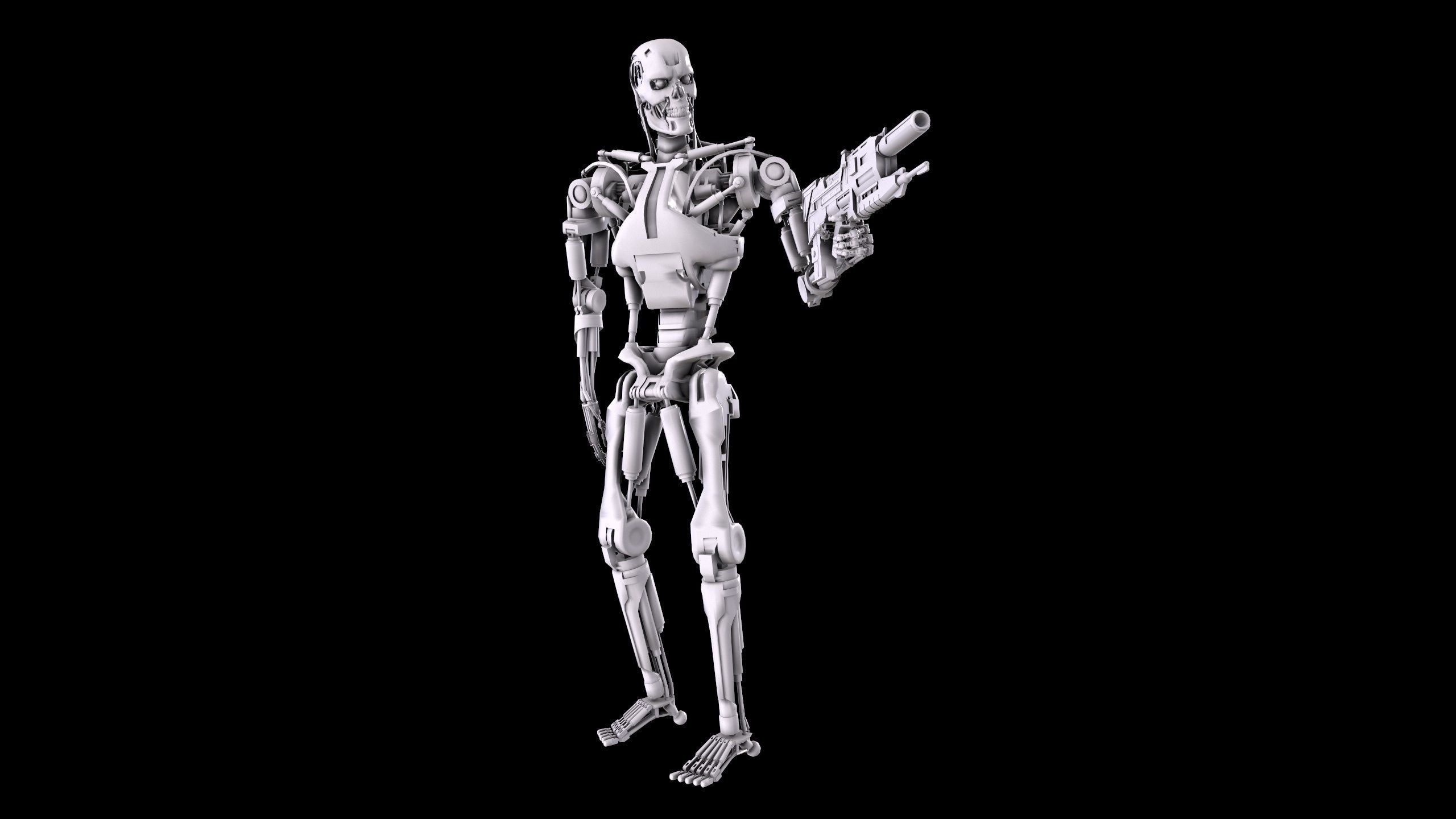 Terminator T-800 Endoskeleton Bundle 3D print model_65