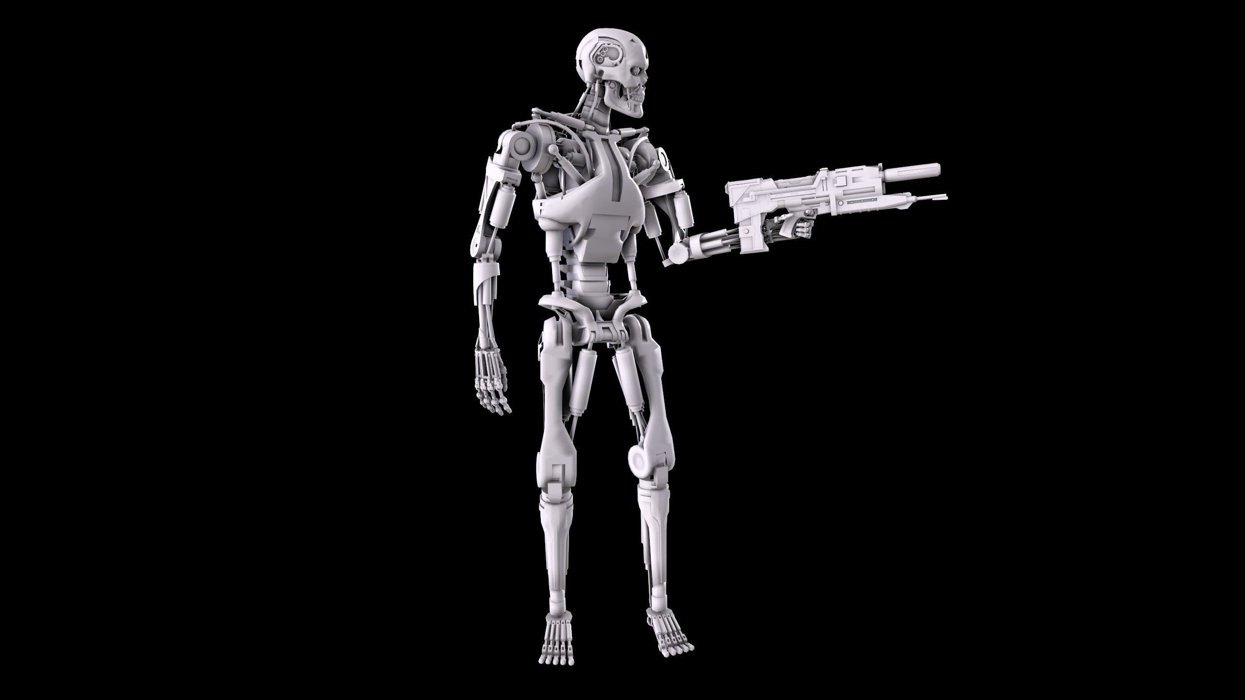 Terminator T-800 Endoskeleton Bundle 3D print model_55