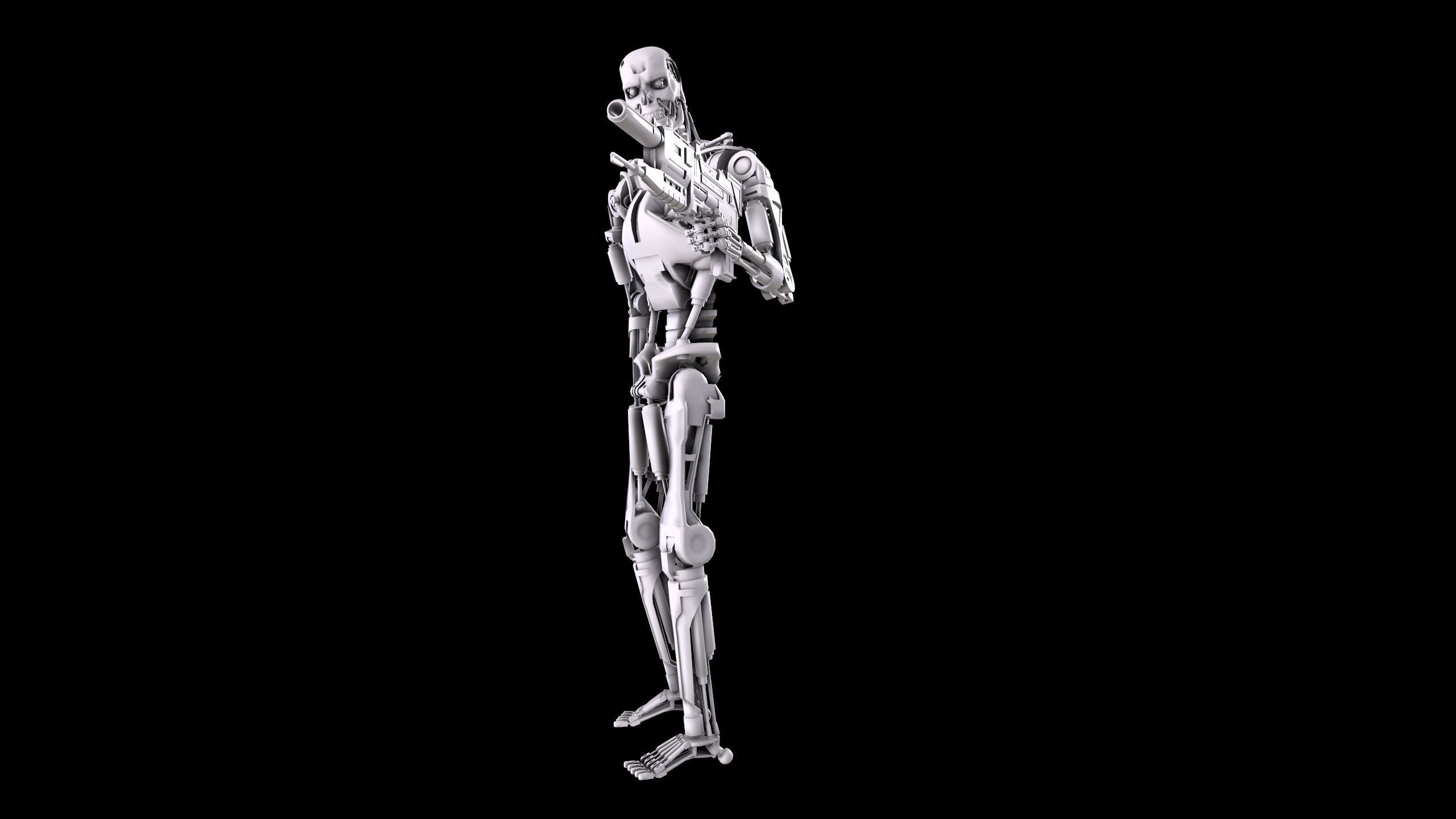Terminator T-800 Endoskeleton Bundle 3D print model_64