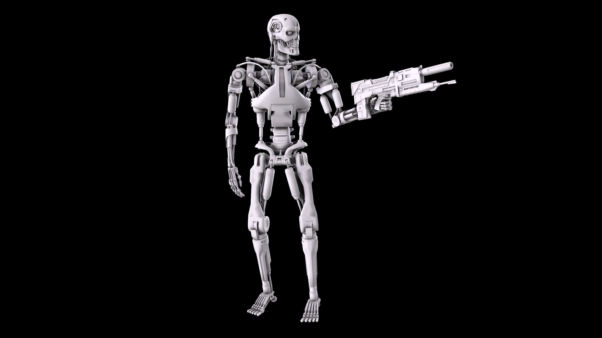 Terminator T-800 Endoskeleton Bundle 3D print model_66