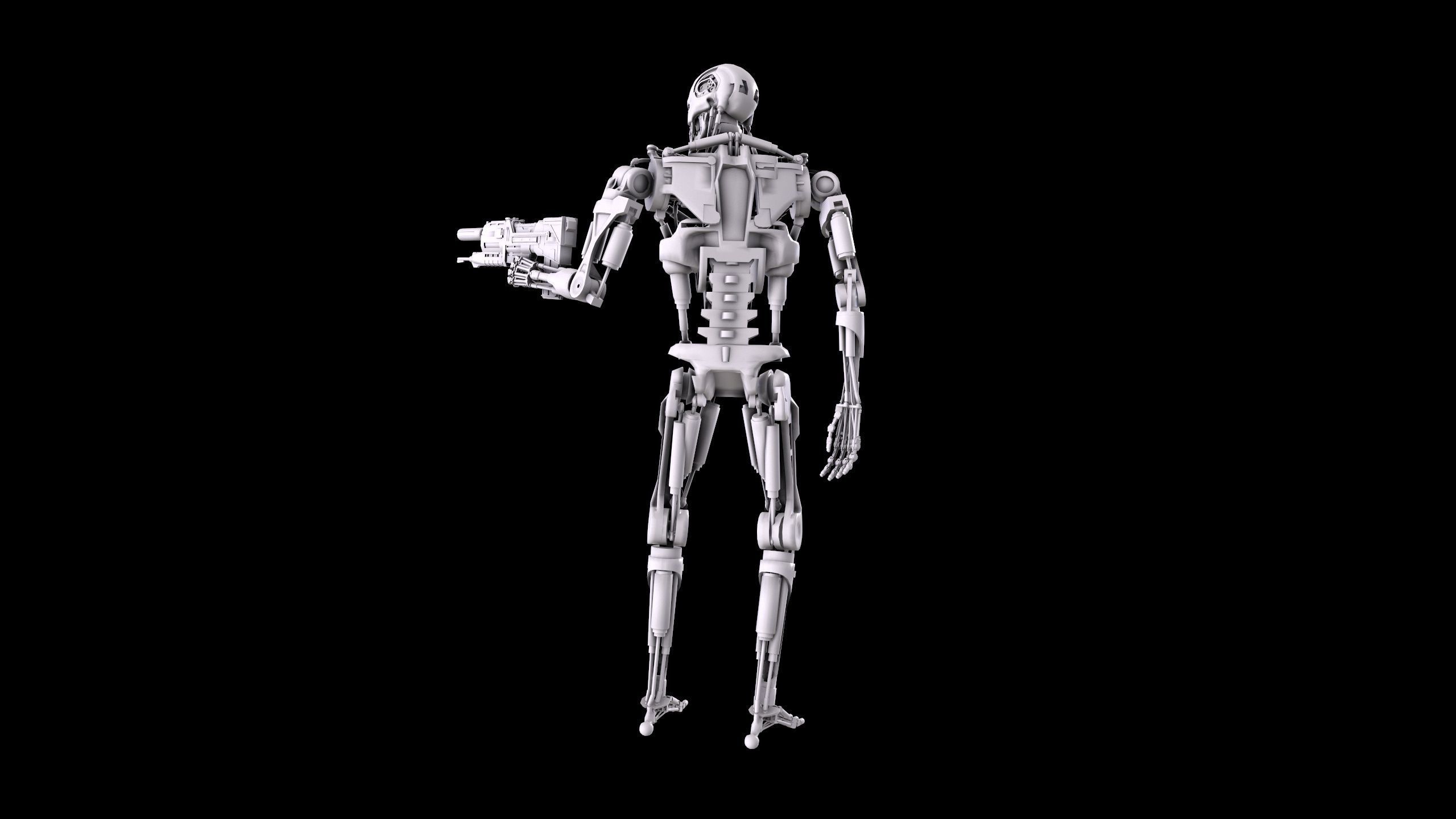 Terminator T-800 Endoskeleton Bundle 3D print model_60