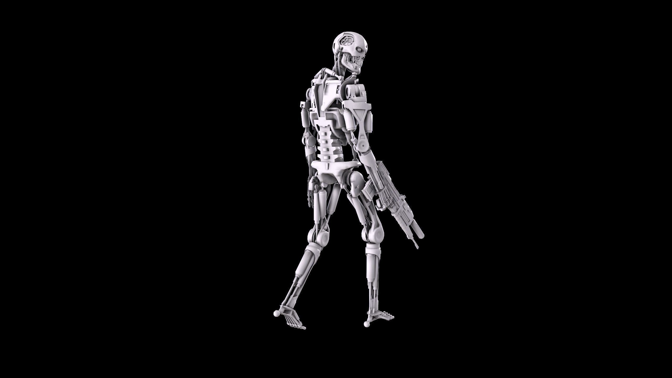Terminator T-800 Endoskeleton Bundle 3D print model_32