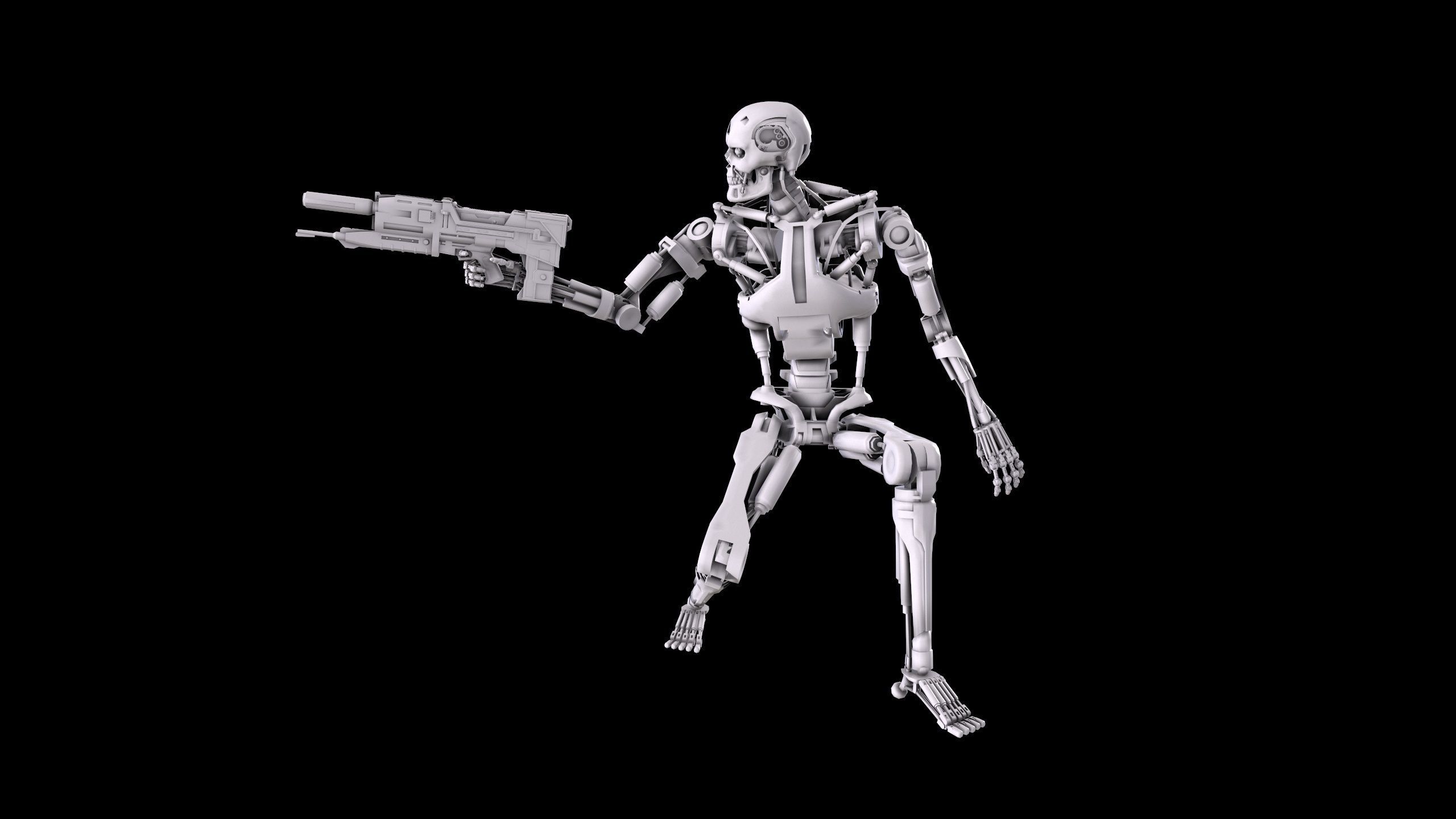 Terminator T-800 Endoskeleton Bundle 3D print model_78