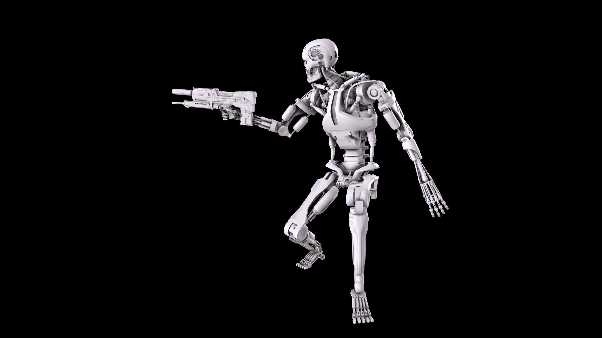 Terminator T-800 Endoskeleton Bundle 3D print model_77