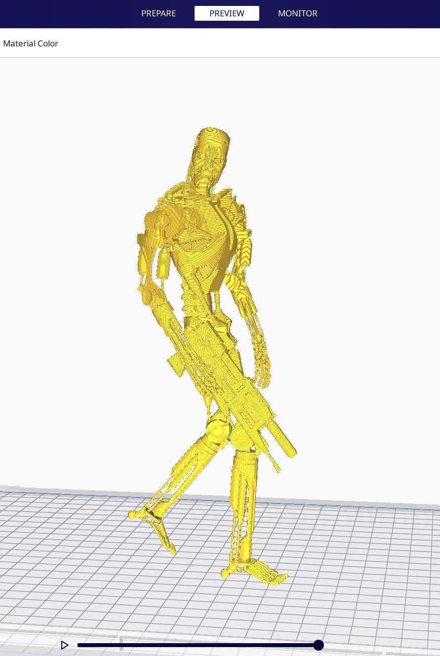 Terminator T-800 Endoskeleton Bundle 3D print model_8