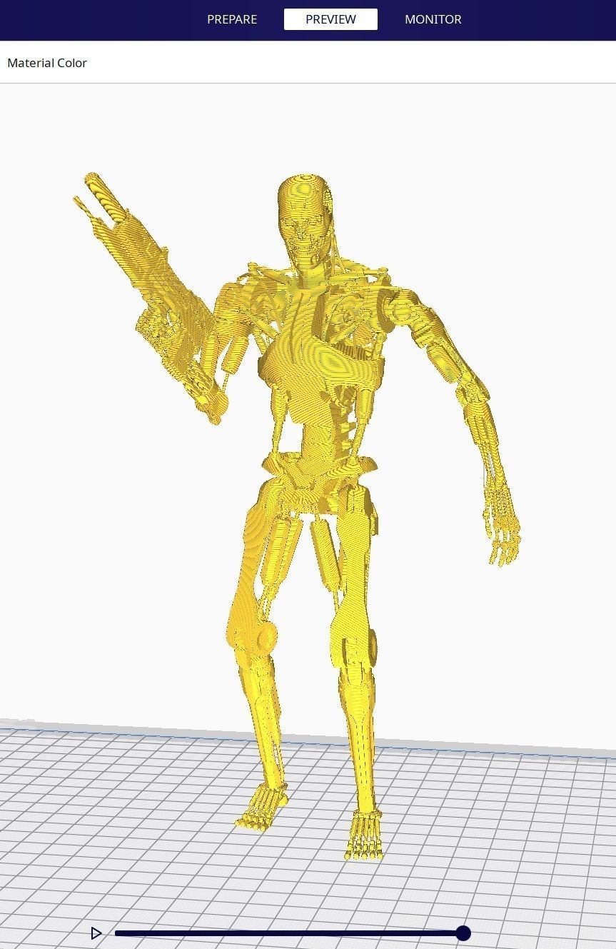 Terminator T-800 Endoskeleton Bundle 3D print model_6