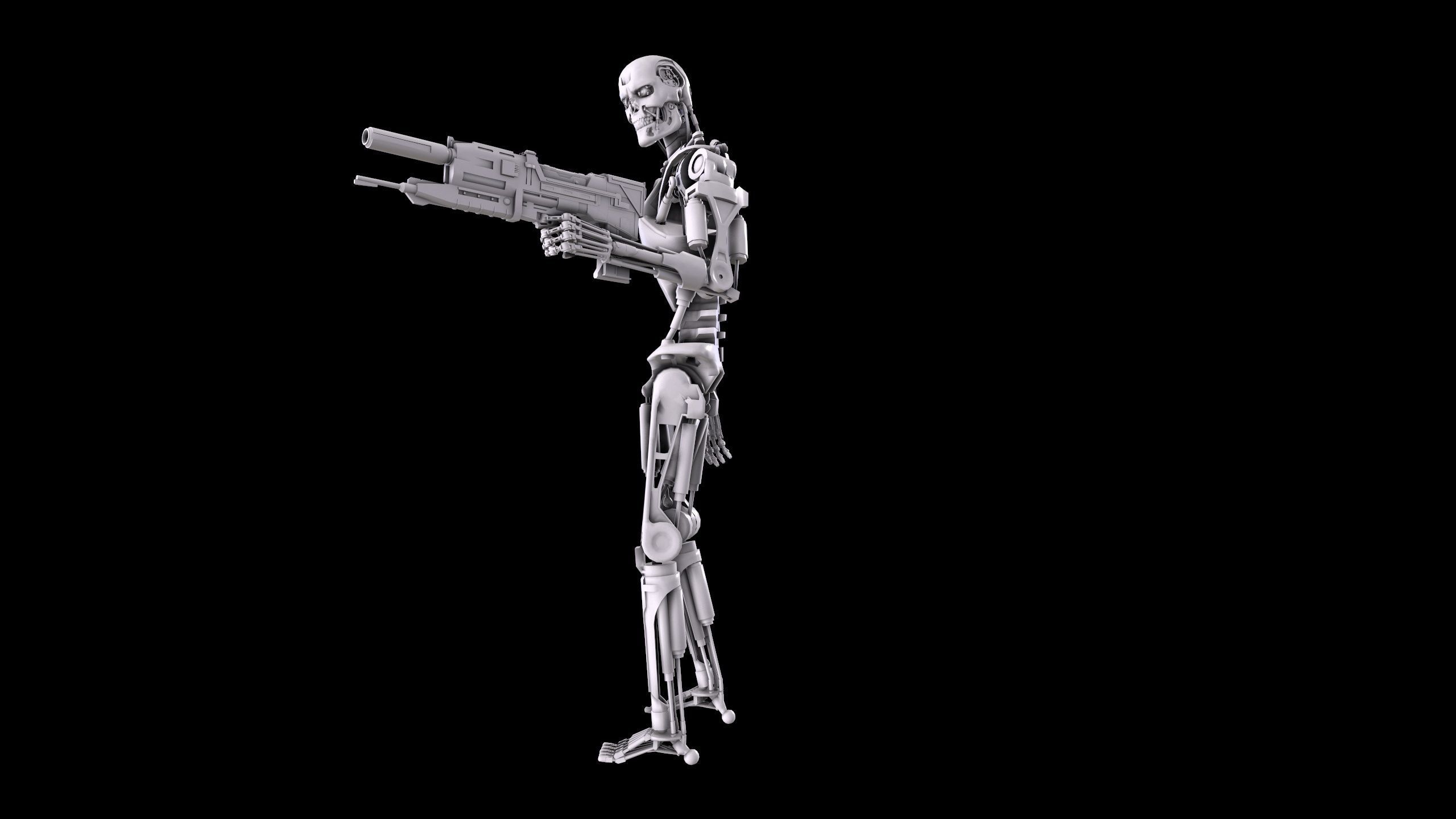 Terminator T-800 Endoskeleton Bundle 3D print model_63