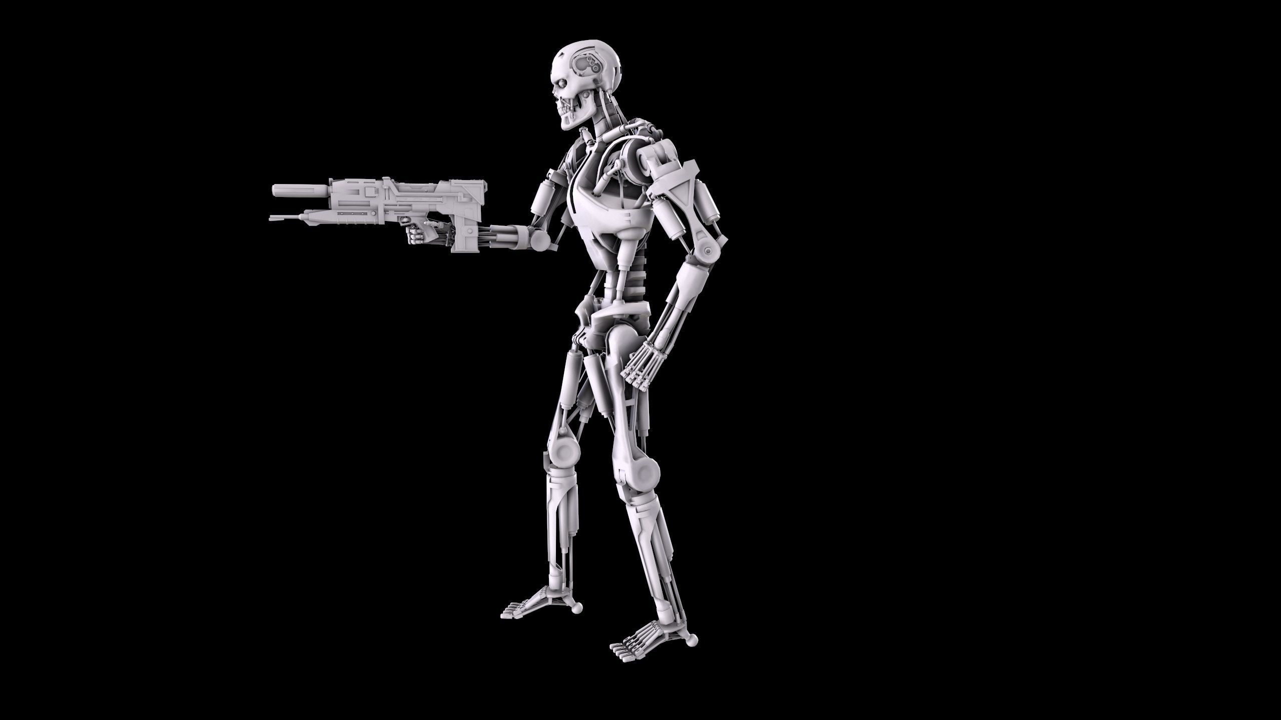 Terminator T-800 Endoskeleton Bundle 3D print model_51