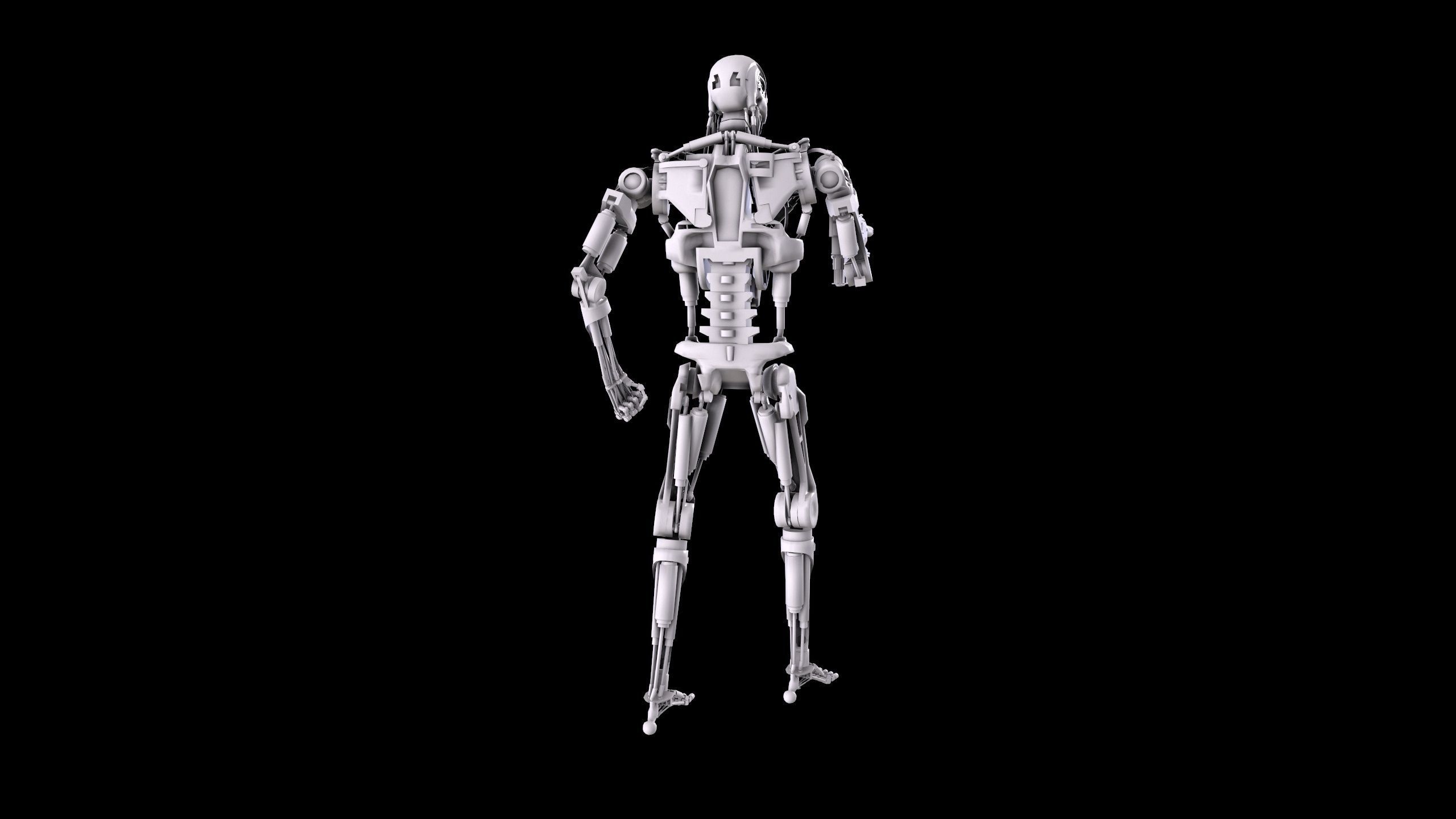 Terminator T-800 Endoskeleton Bundle 3D print model_47