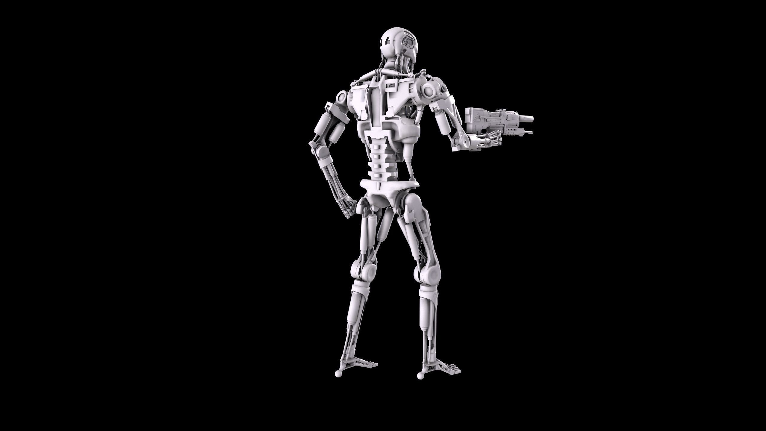 Terminator T-800 Endoskeleton Bundle 3D print model_46
