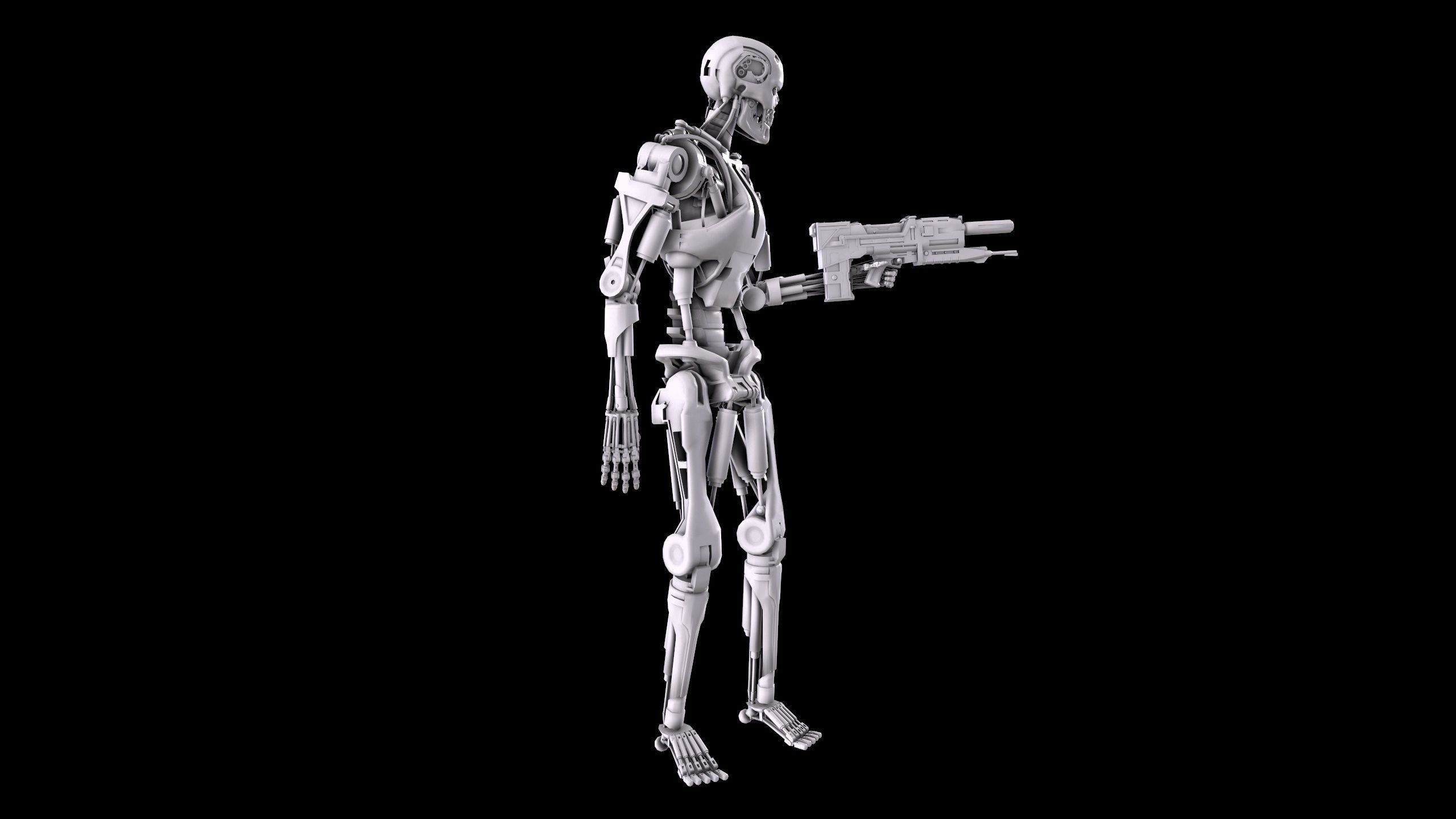 Terminator T-800 Endoskeleton Bundle 3D print model_56
