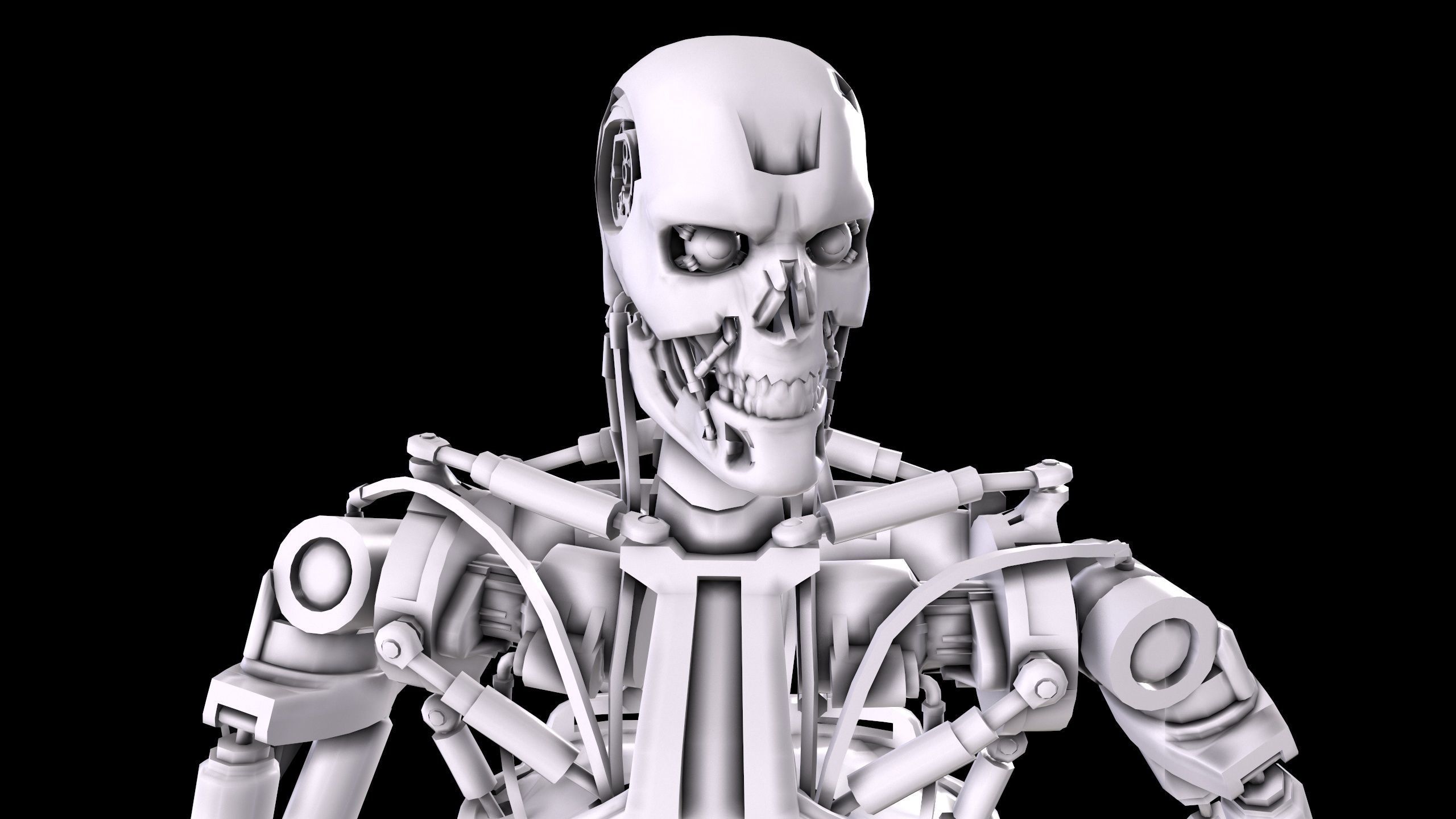 Terminator T-800 Endoskeleton Bundle 3D print model_5
