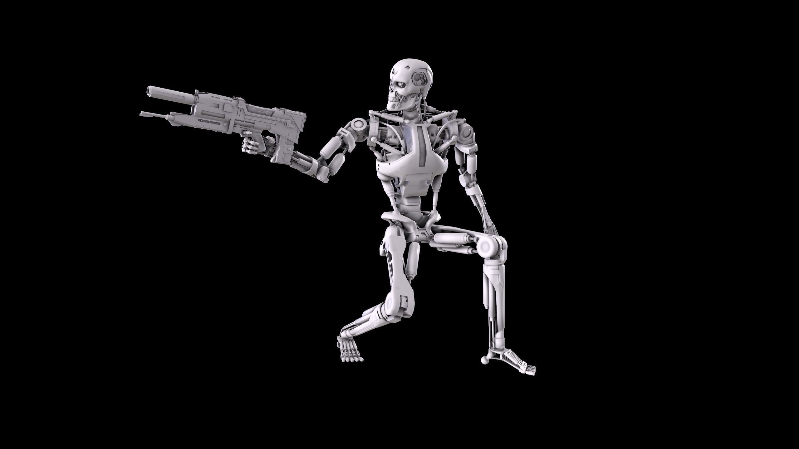 Terminator T-800 Endoskeleton Bundle 3D print model_79