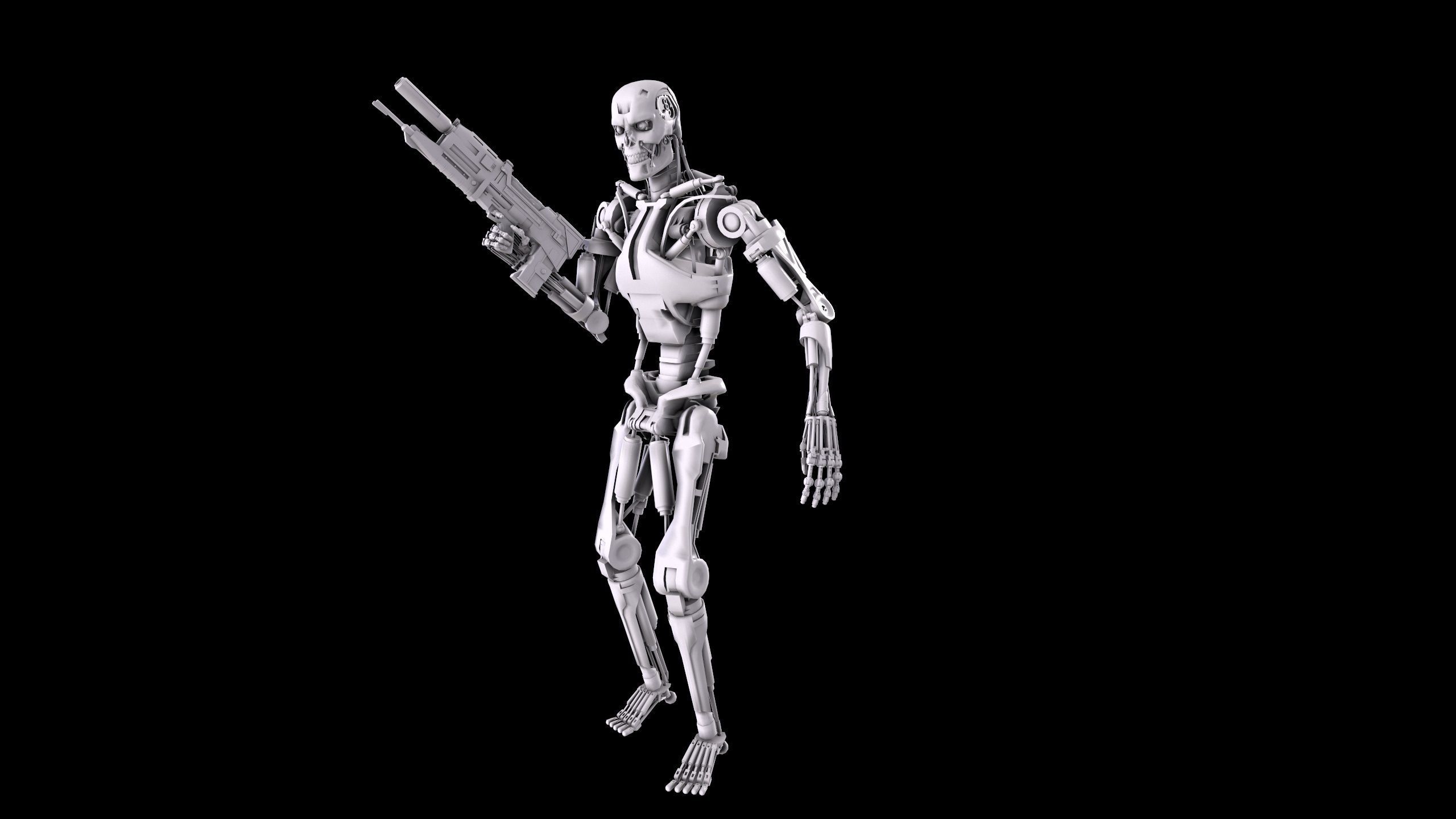 Terminator T-800 Endoskeleton Bundle 3D print model_27
