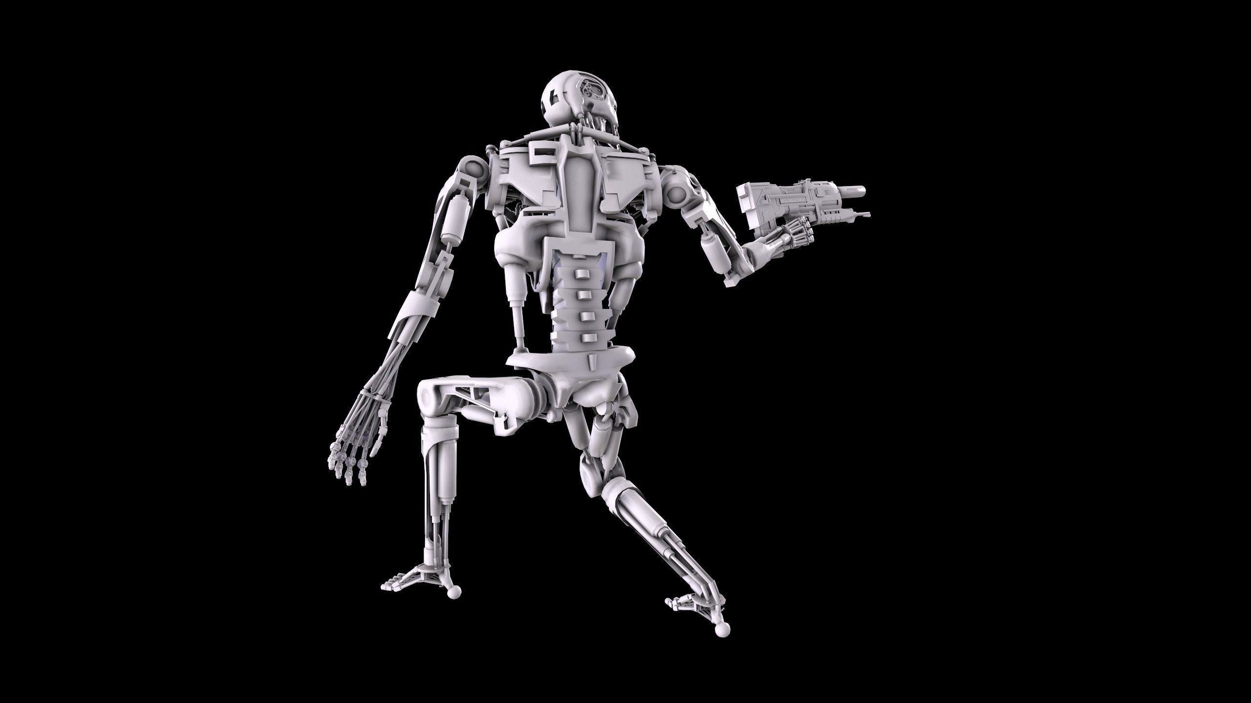 Terminator T-800 Endoskeleton Bundle 3D print model_73