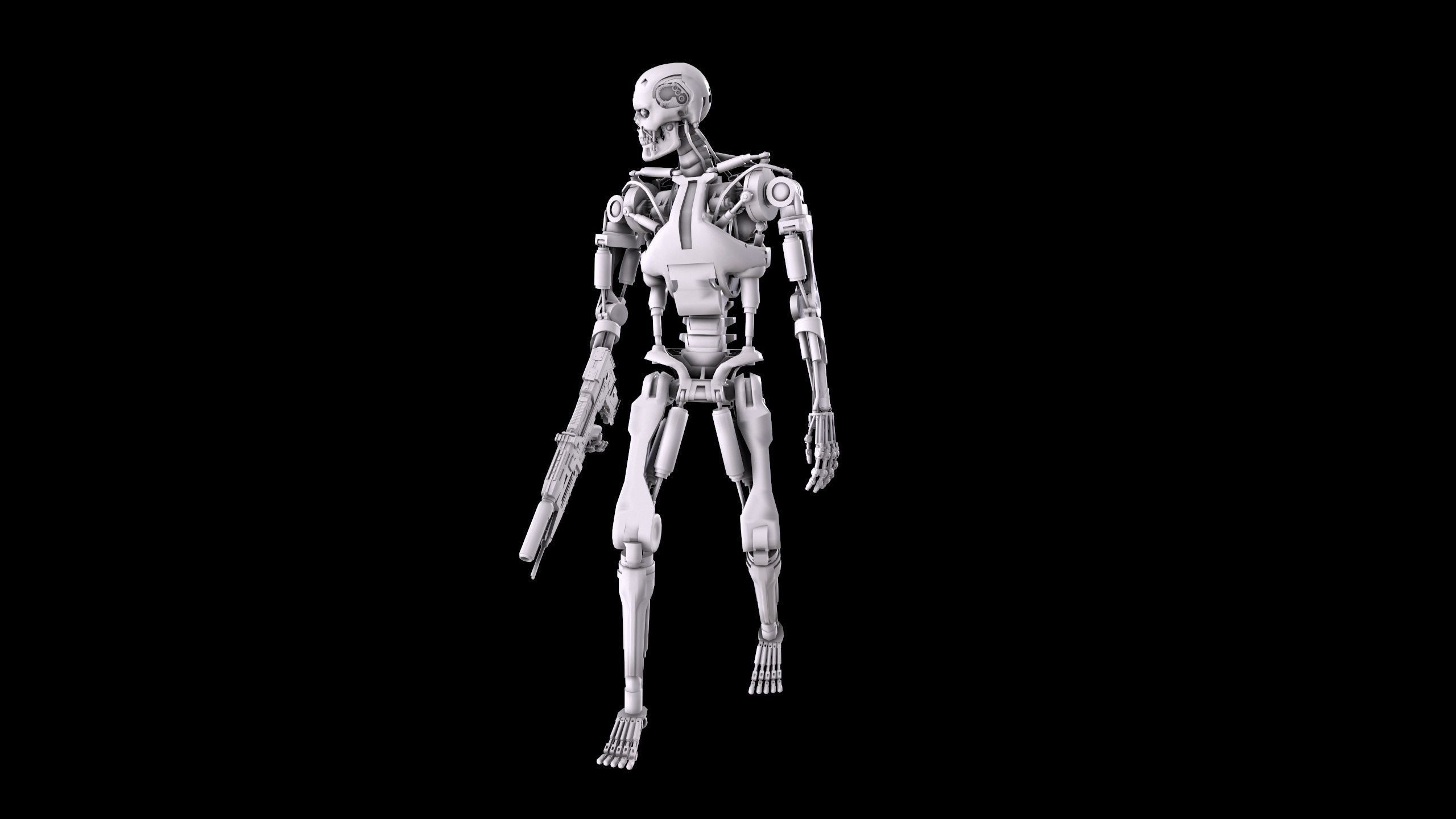 Terminator T-800 Endoskeleton Bundle 3D print model_39