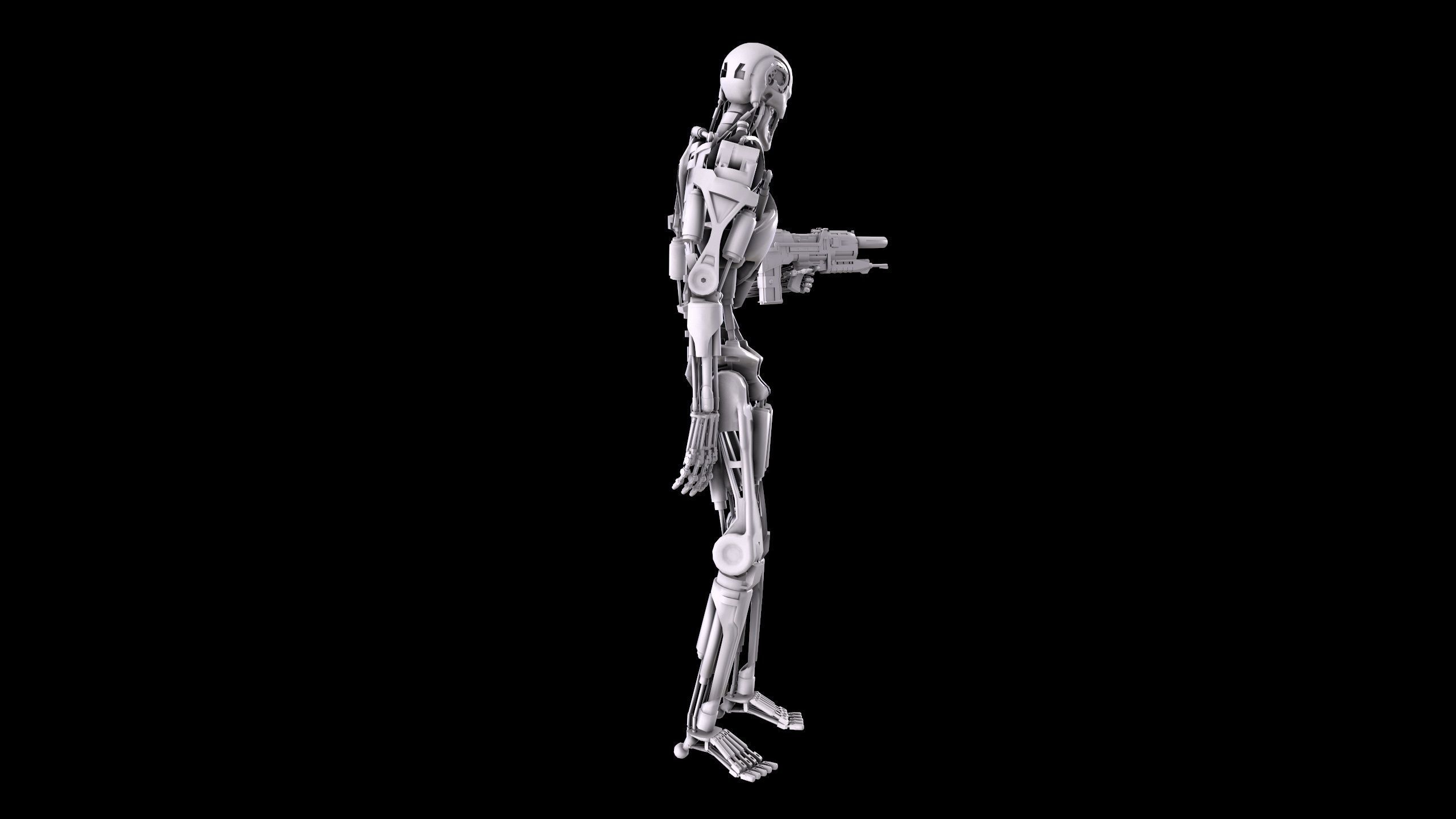 Terminator T-800 Endoskeleton Bundle 3D print model_57