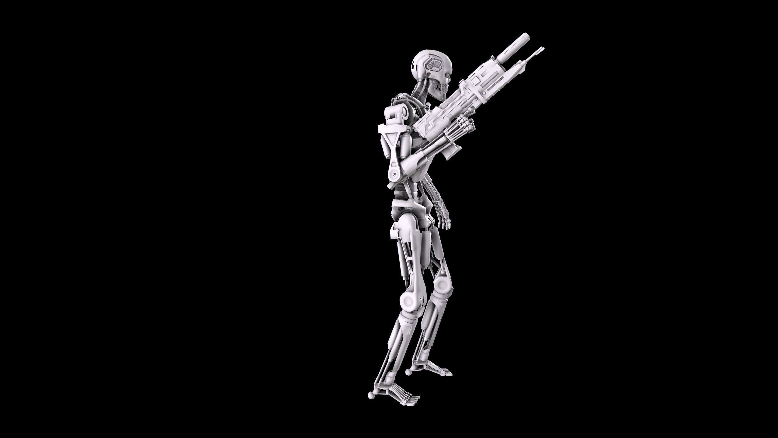 Terminator T-800 Endoskeleton Bundle 3D print model_19