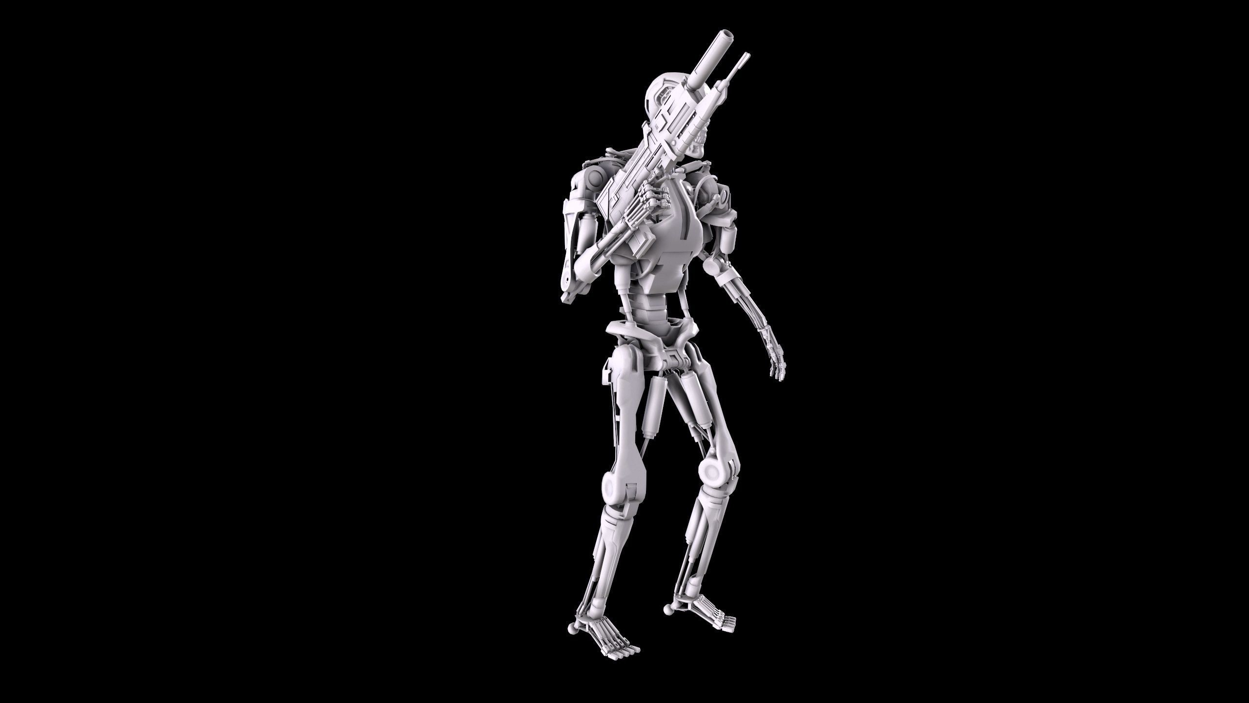 Terminator T-800 Endoskeleton Bundle 3D print model_18