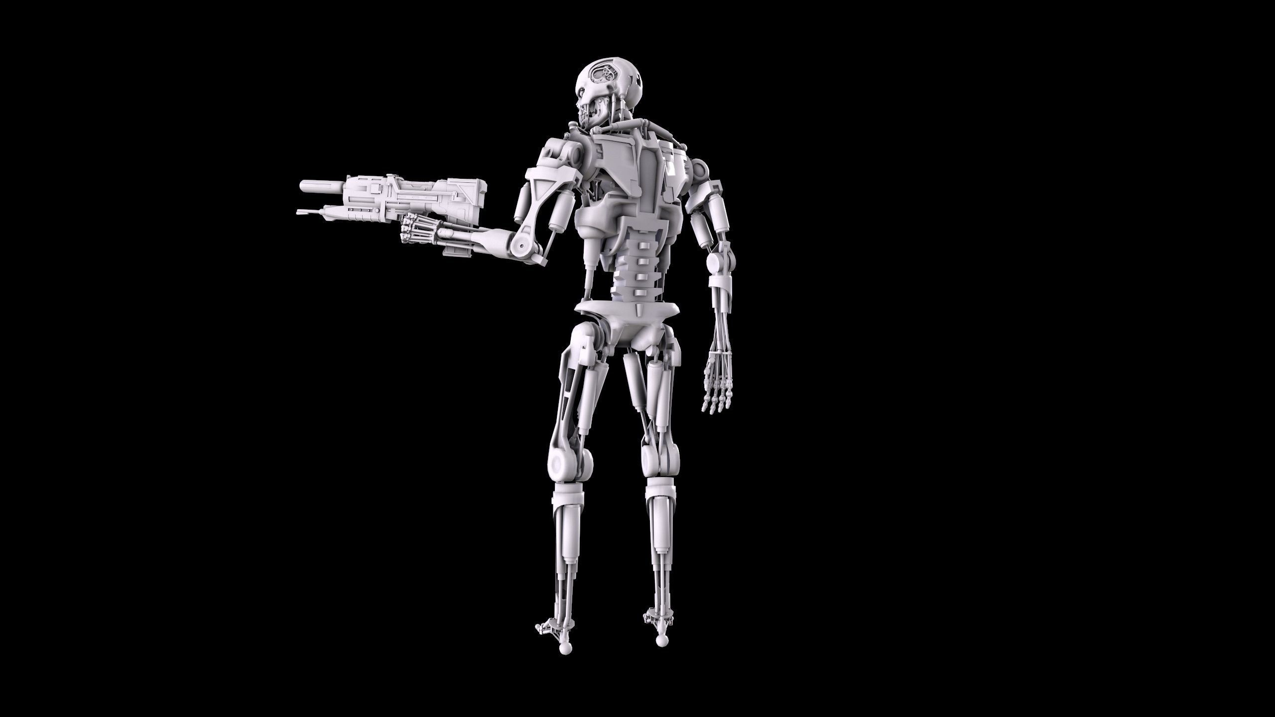 Terminator T-800 Endoskeleton Bundle 3D print model_61