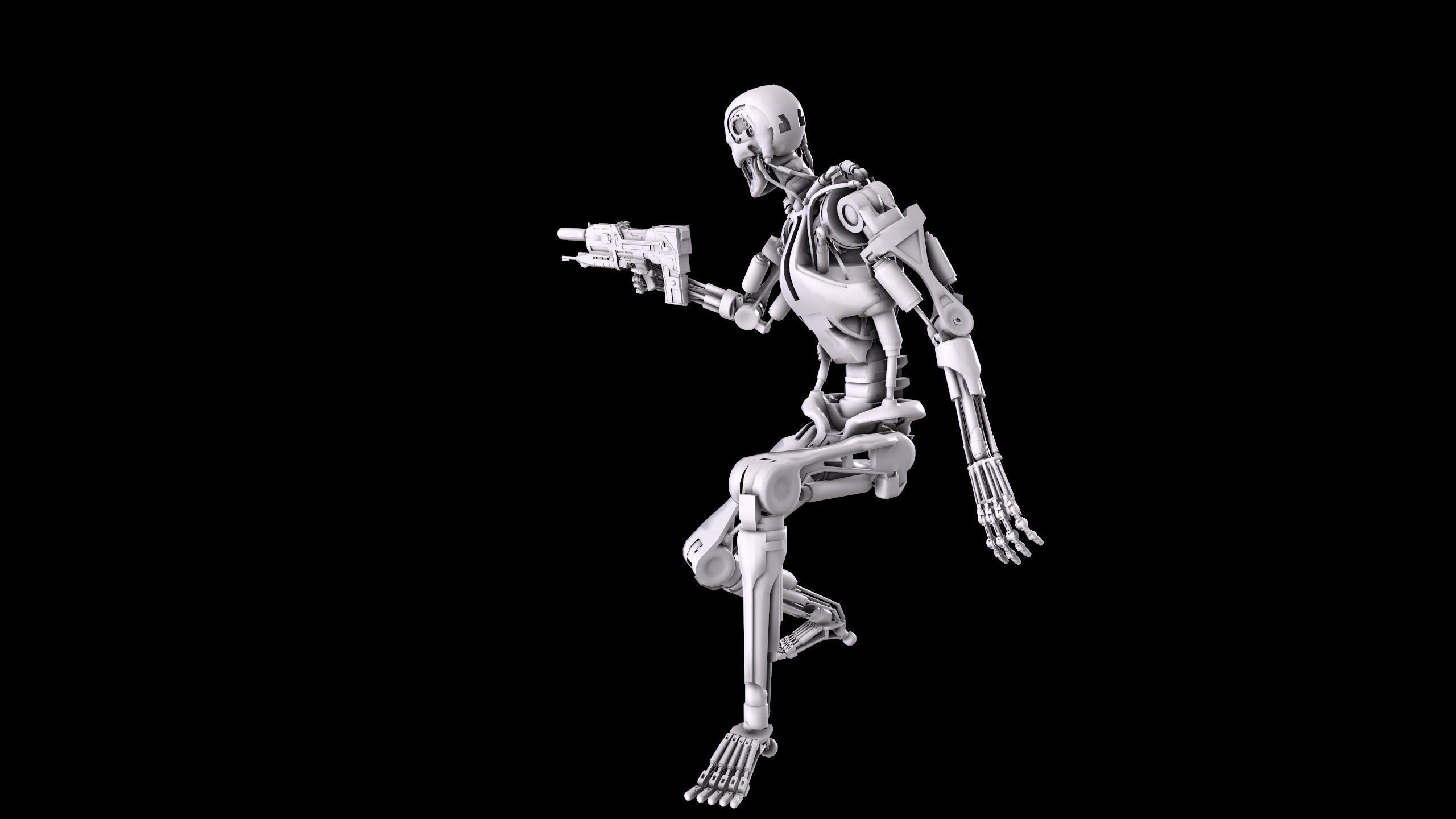 Terminator T-800 Endoskeleton Bundle 3D print model_76