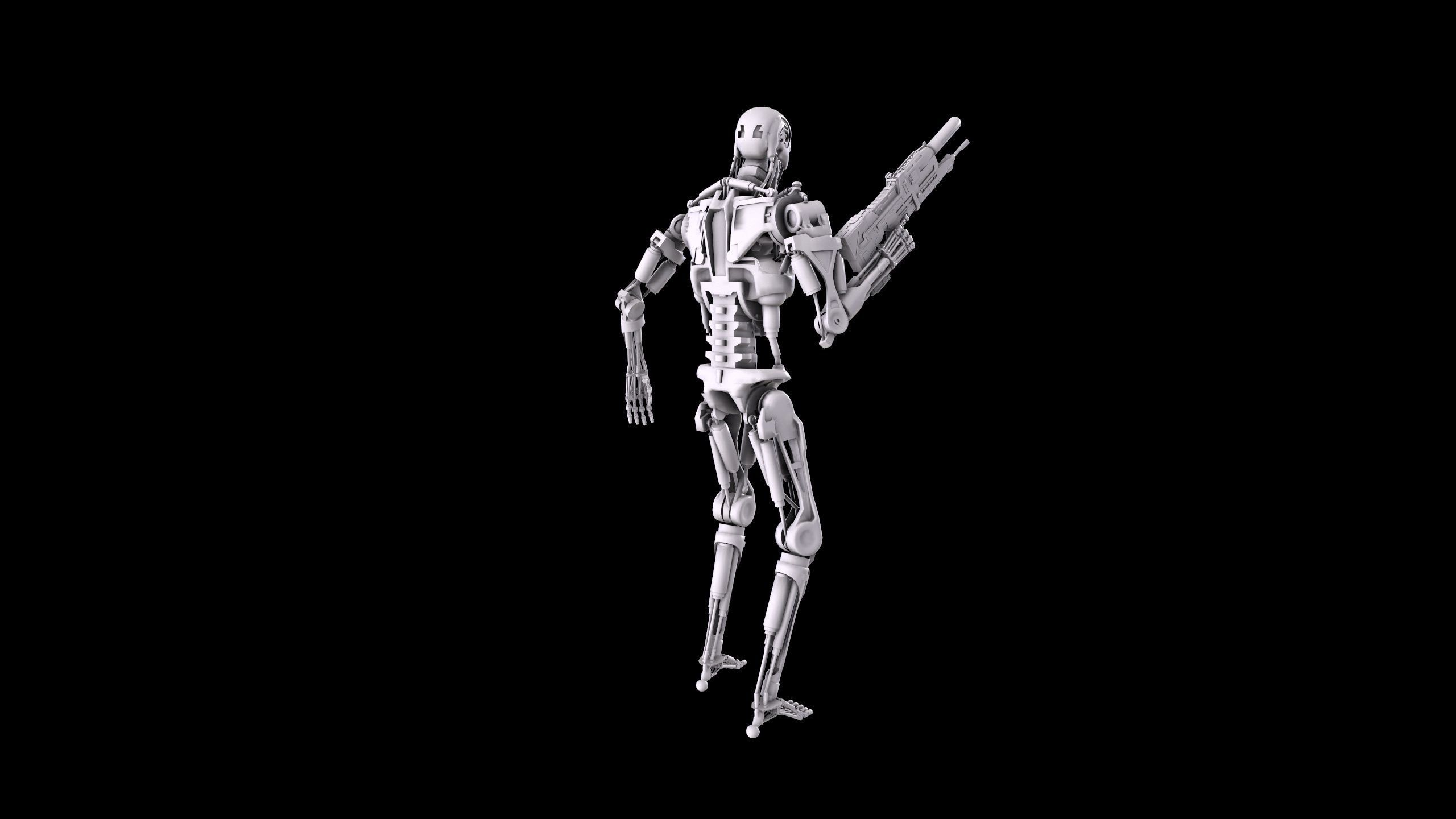 Terminator T-800 Endoskeleton Bundle 3D print model_21