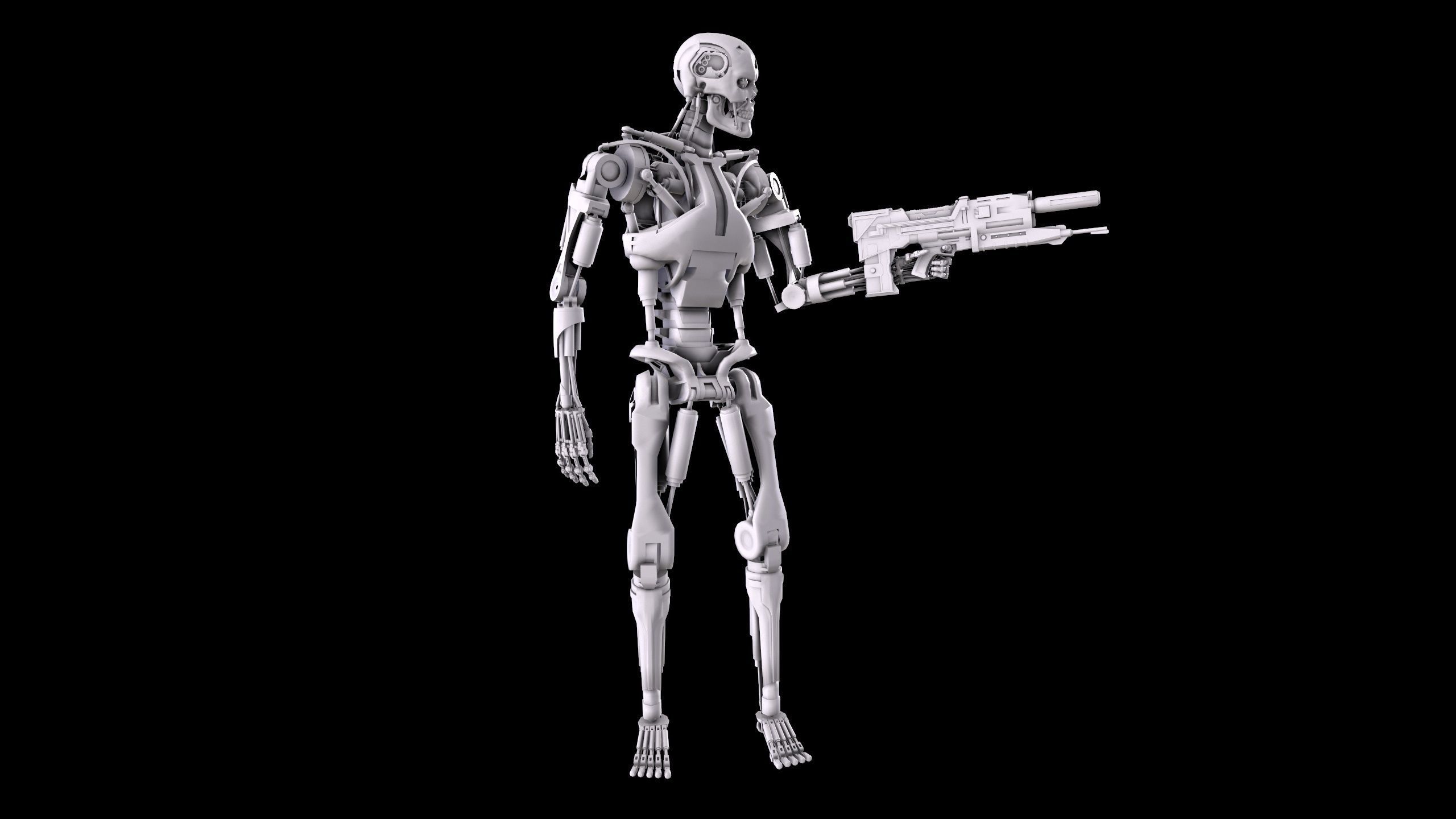Terminator T-800 Endoskeleton Bundle 3D print model_67