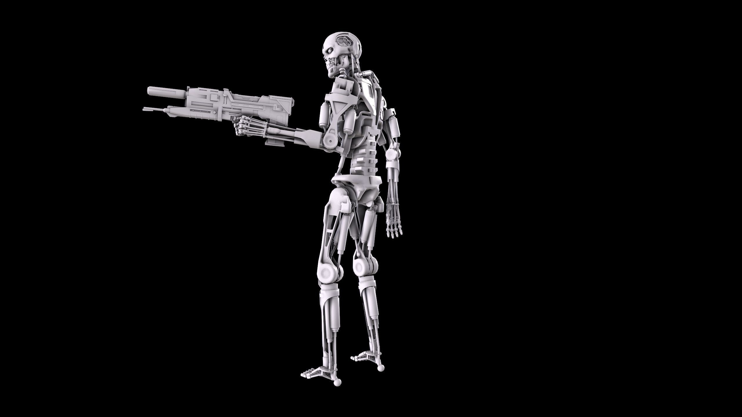 Terminator T-800 Endoskeleton Bundle 3D print model_62