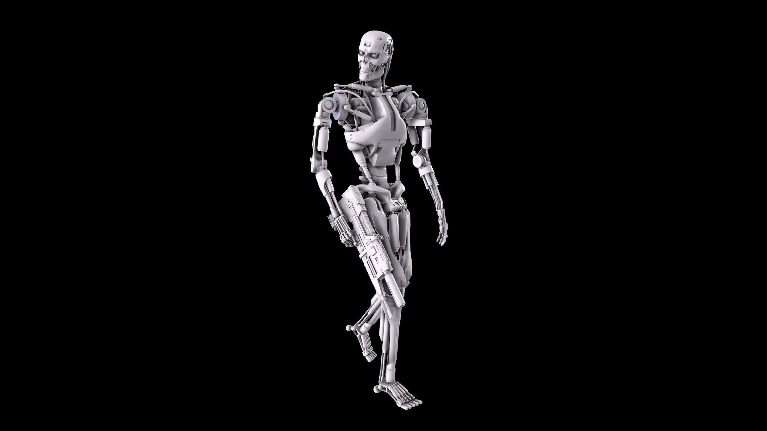 Terminator T-800 Endoskeleton Bundle 3D print model_41