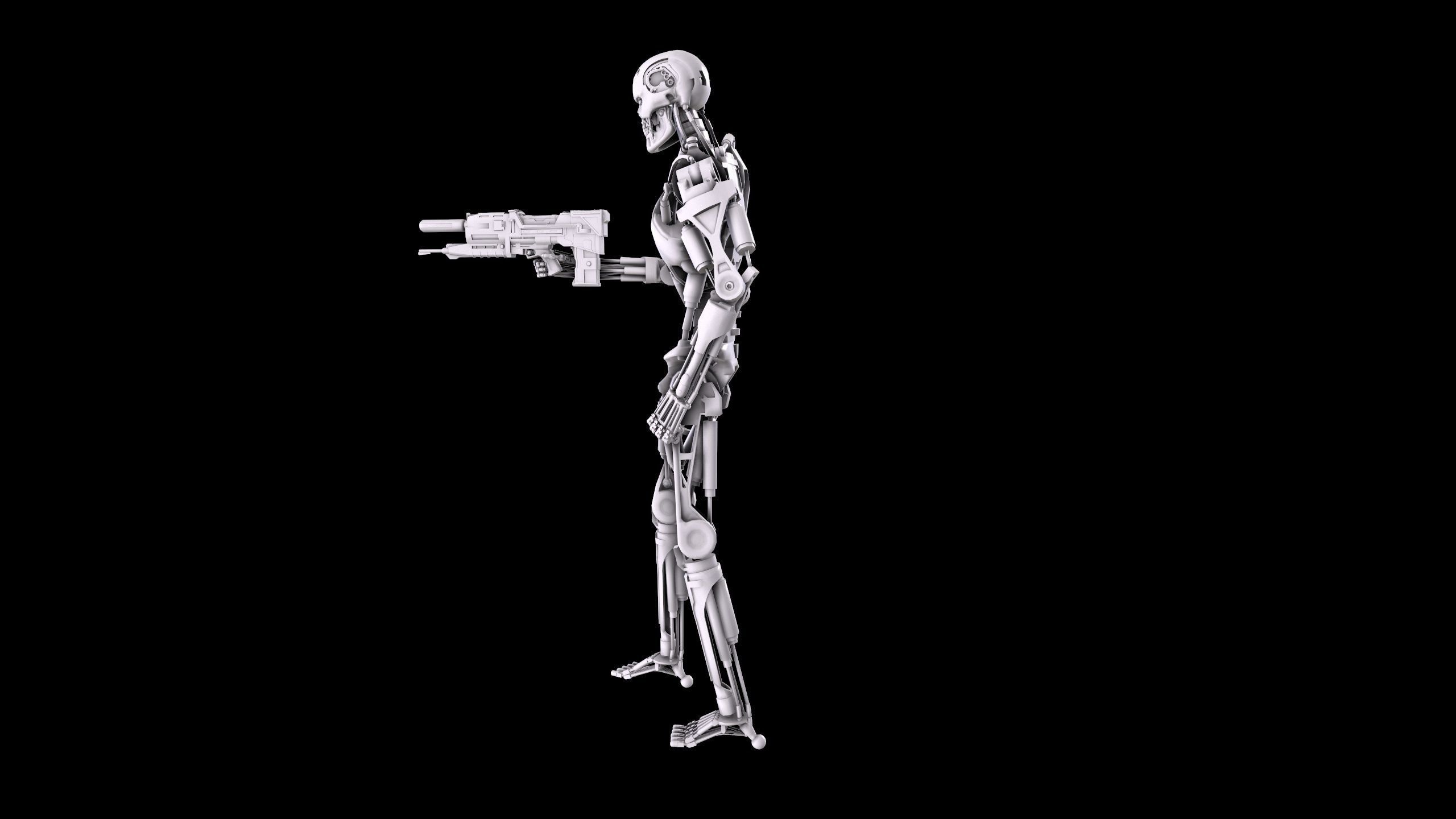 Terminator T-800 Endoskeleton Bundle 3D print model_50