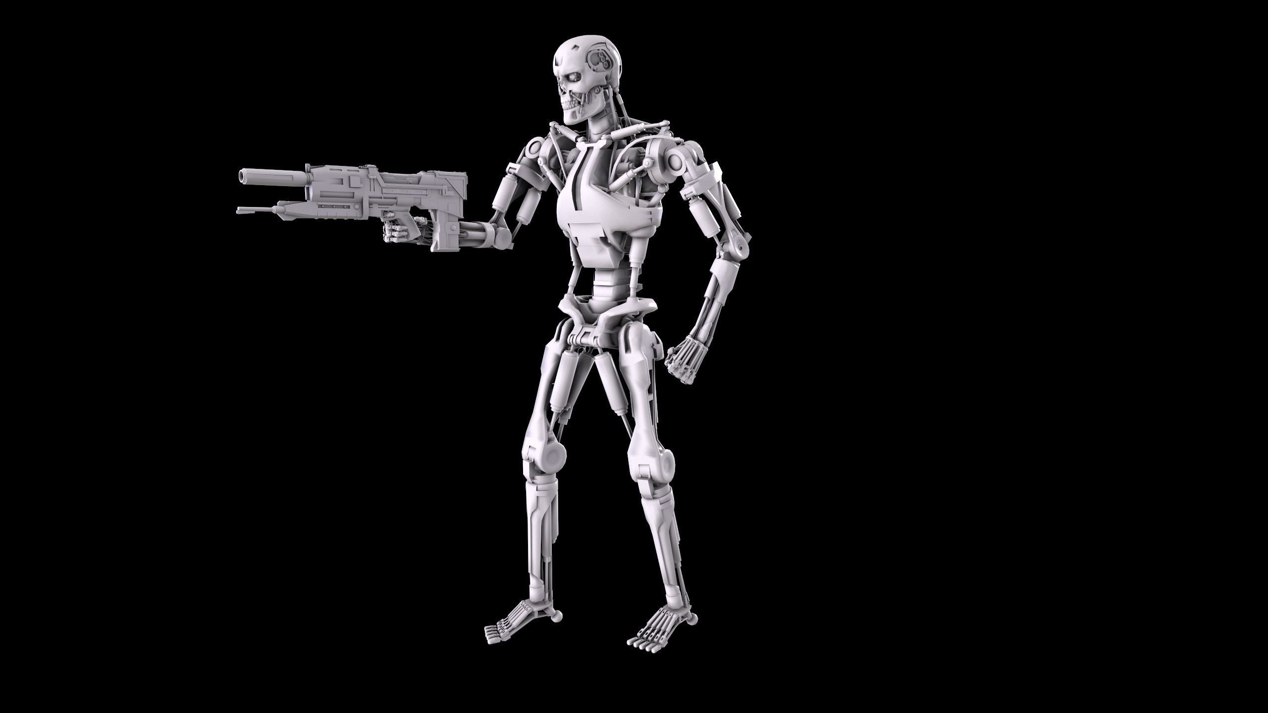 Terminator T-800 Endoskeleton Bundle 3D print model_52