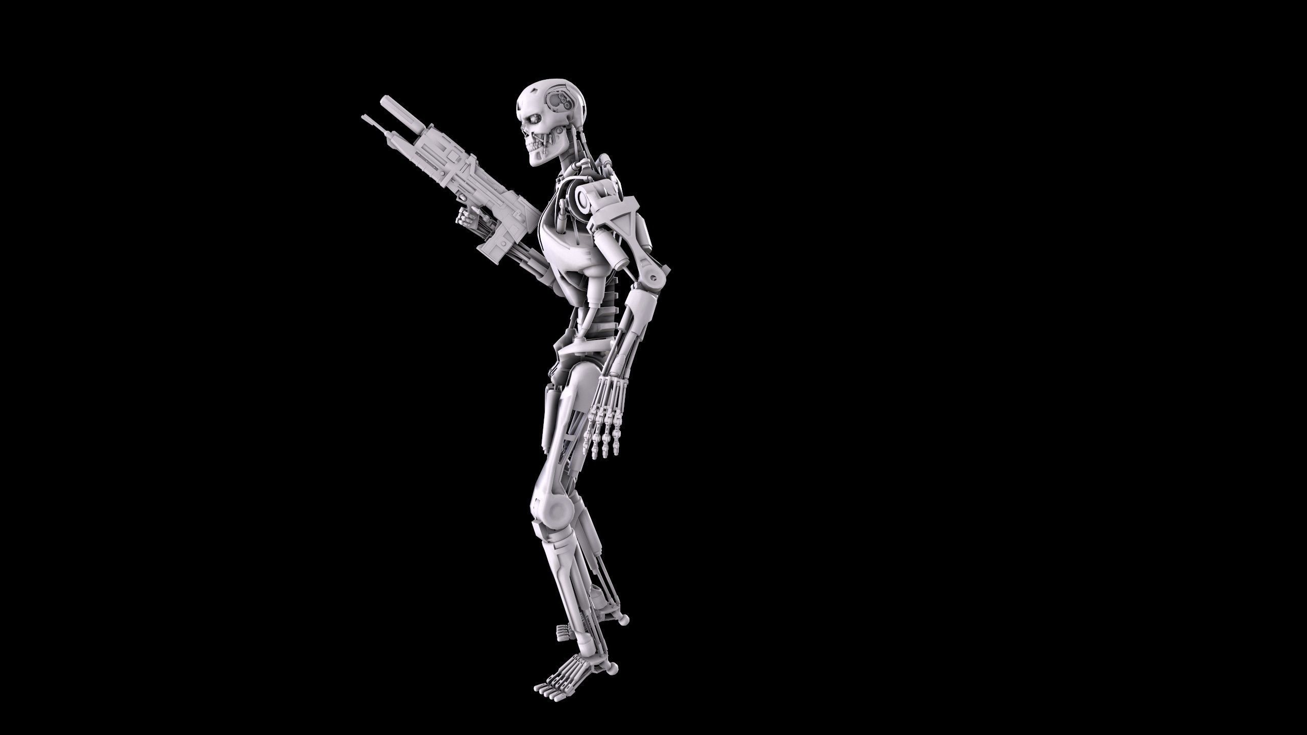 Terminator T-800 Endoskeleton Bundle 3D print model_26