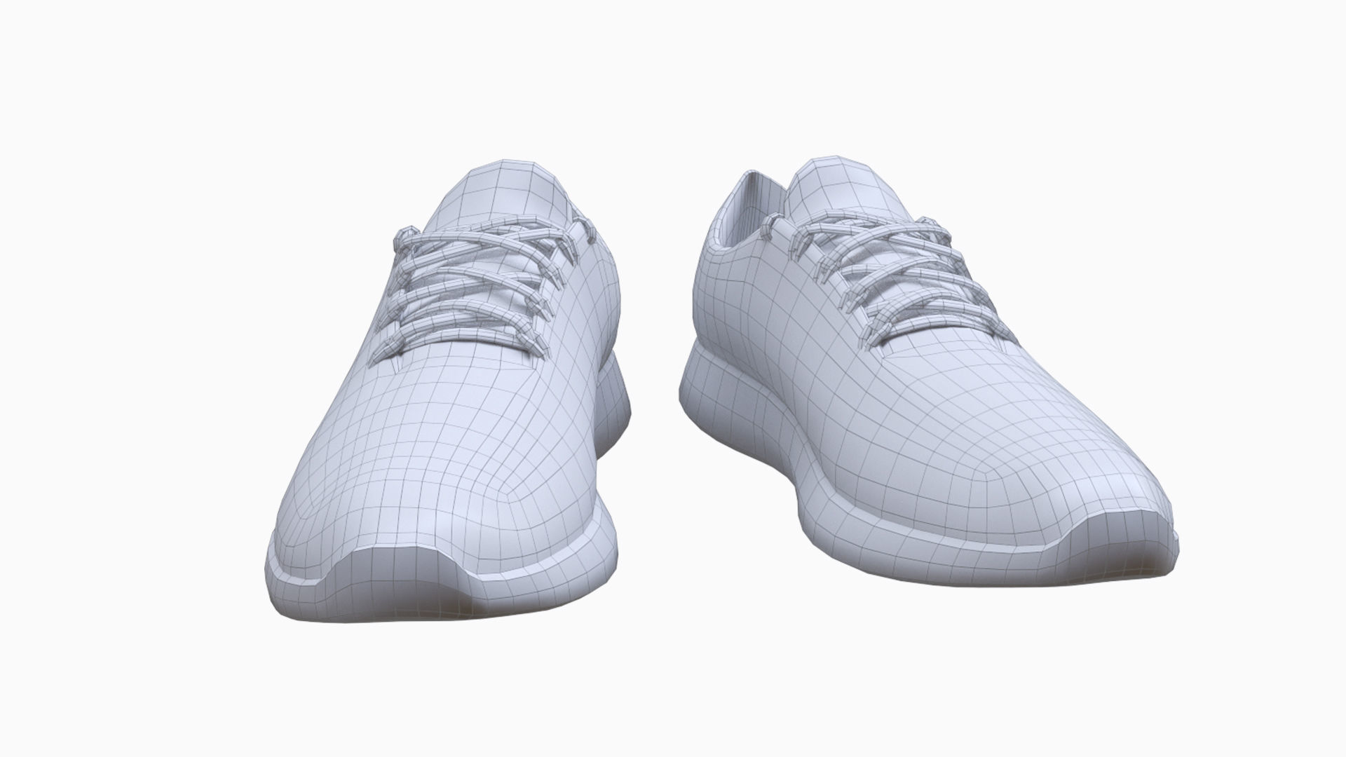 Sport Shoes Low-poly 3D model_27