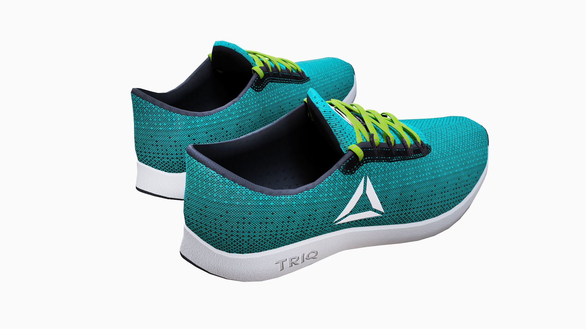 Sport Shoes Low-poly 3D model_11