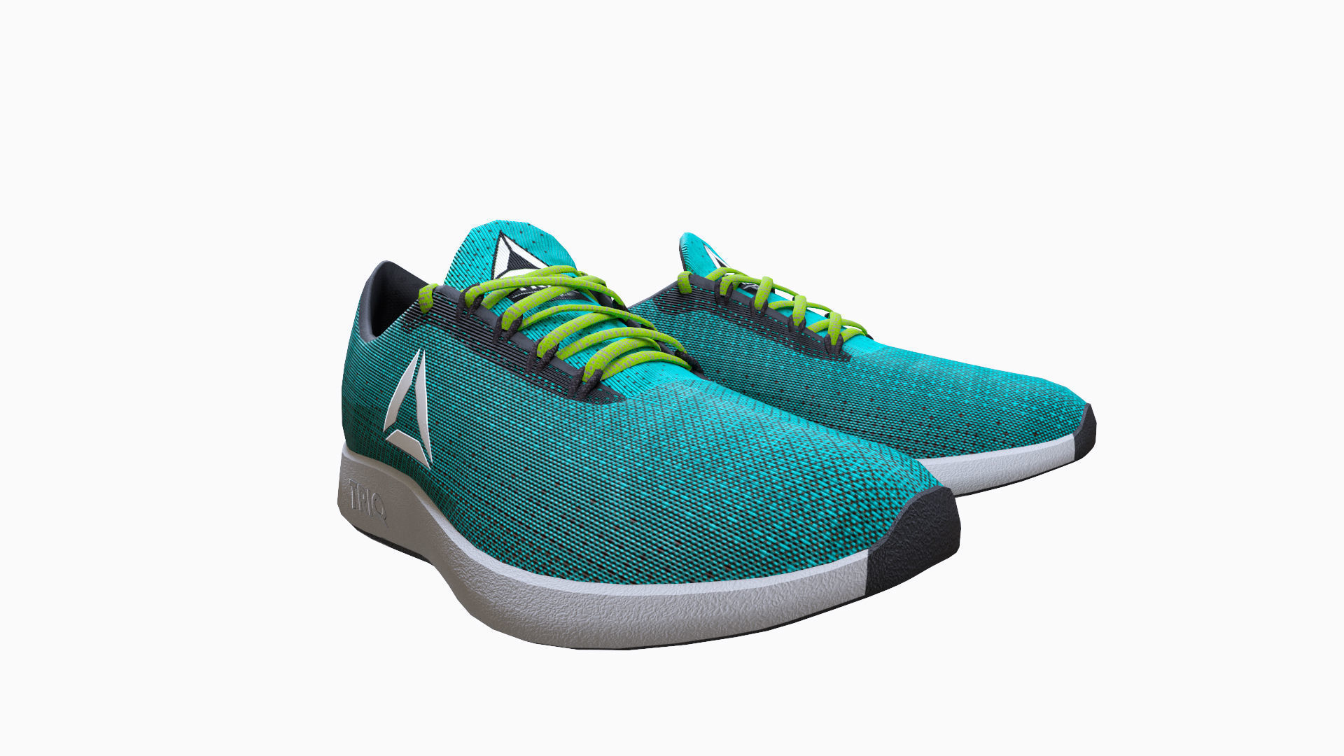 Sport Shoes Low-poly 3D model_19