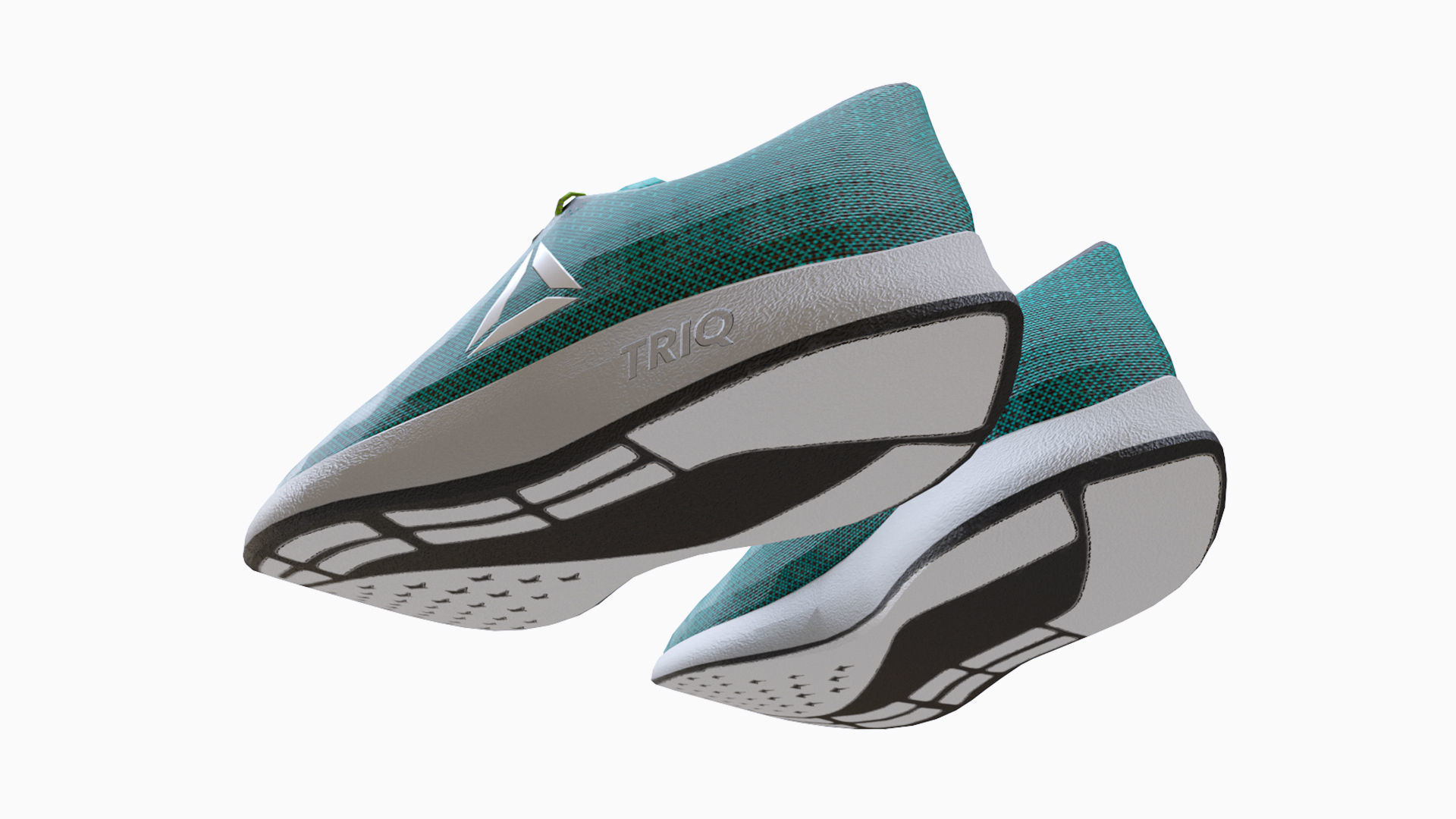 Sport Shoes Low-poly 3D model_16