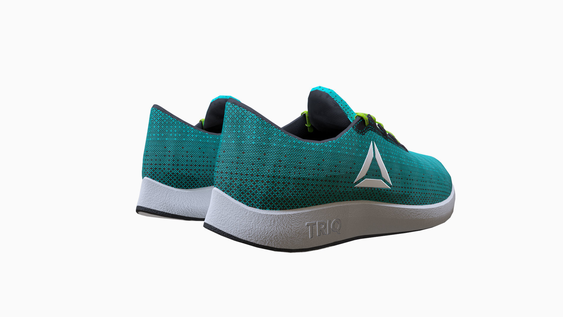 Sport Shoes Low-poly 3D model_21