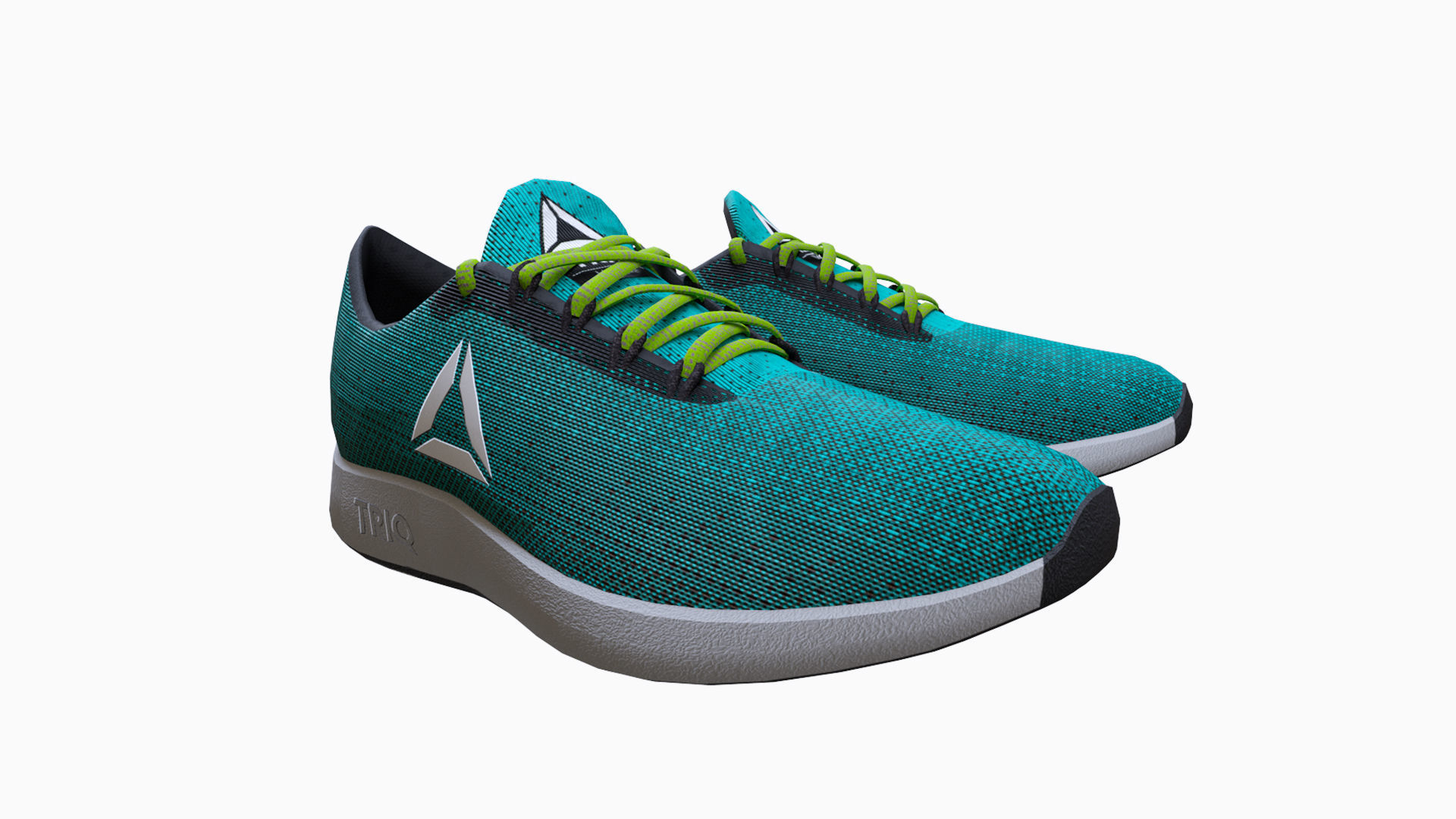 Sport Shoes Low-poly 3D model_24