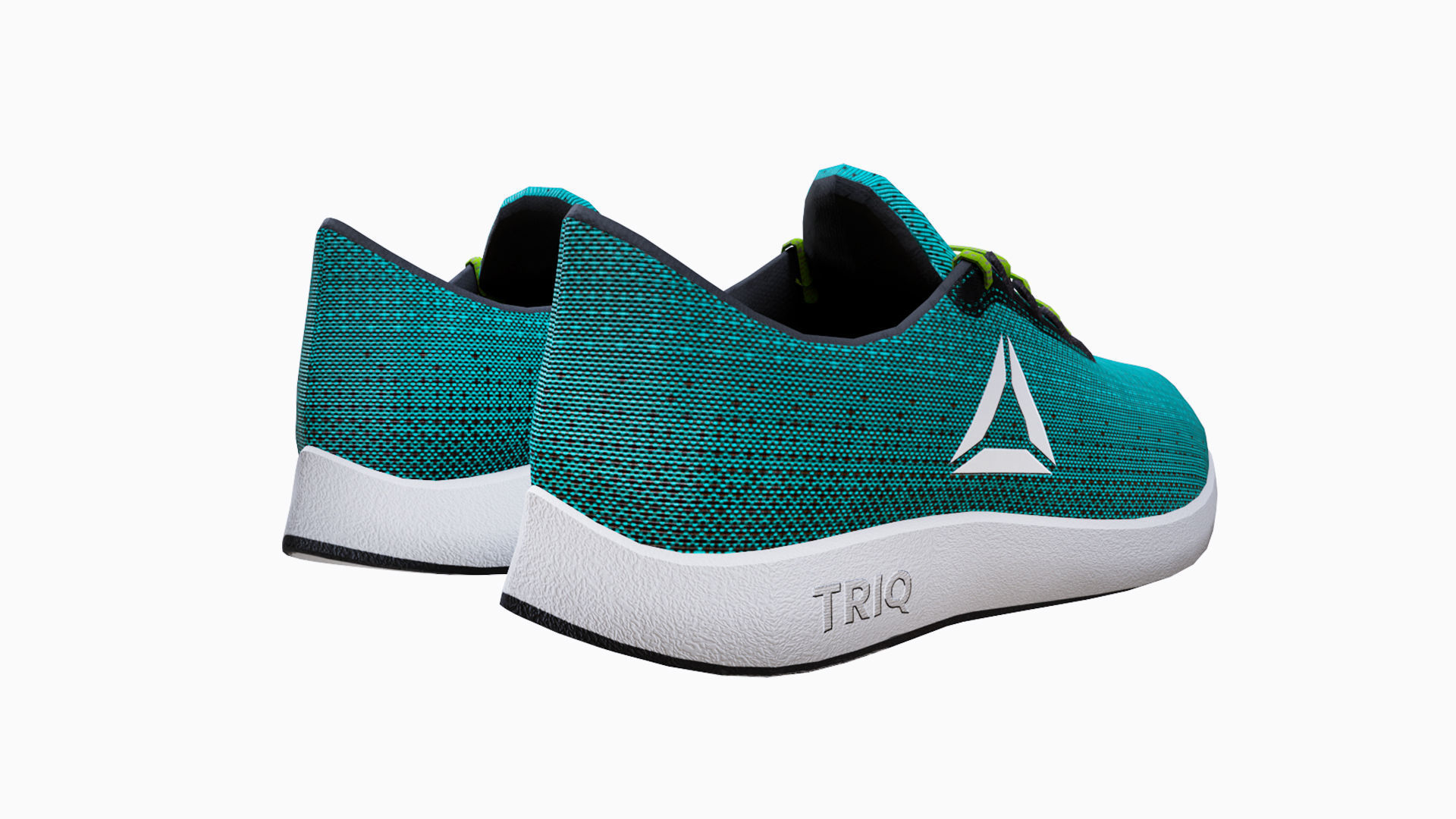 Sport Shoes Low-poly 3D model_4