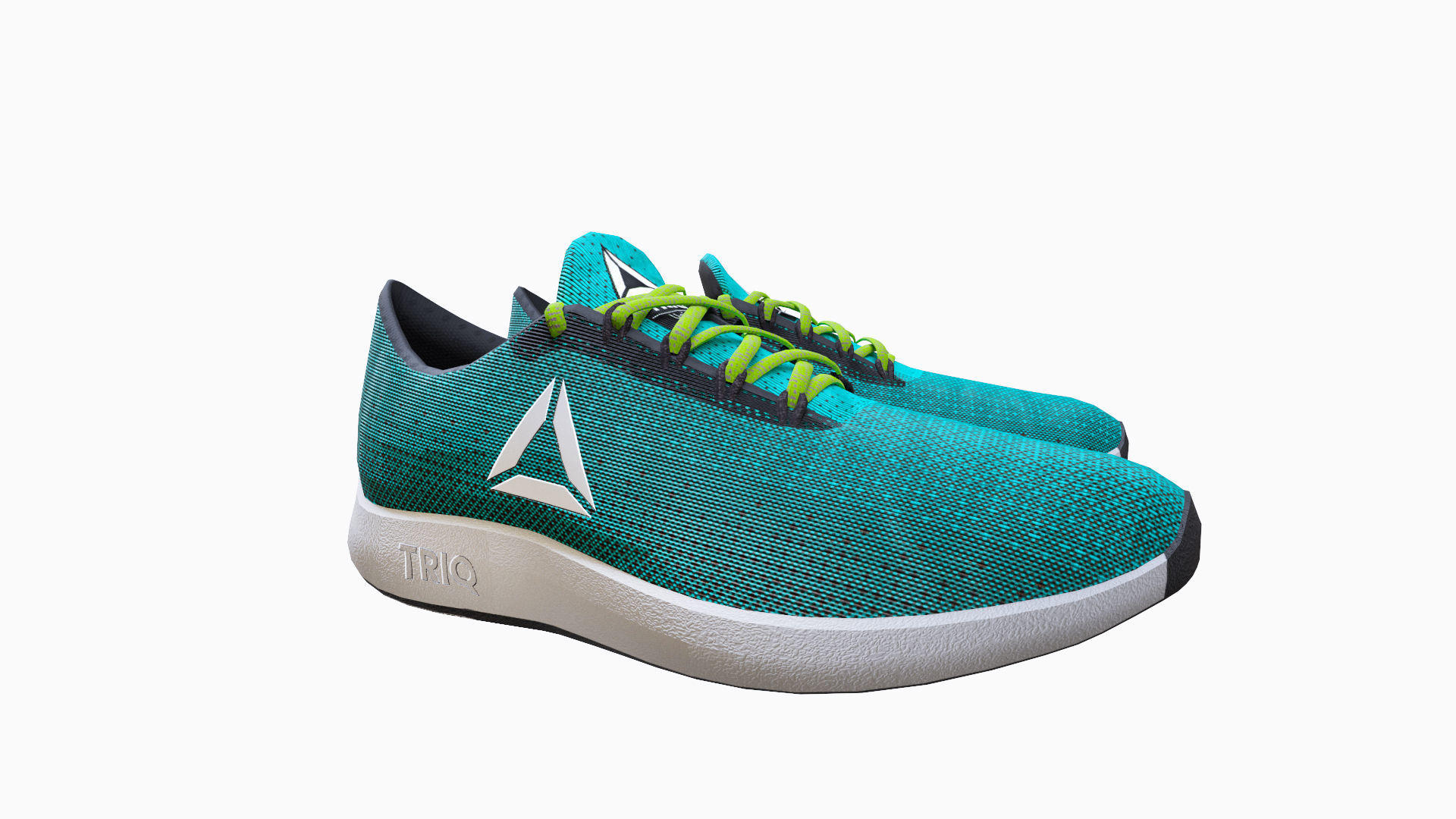 Sport Shoes Low-poly 3D model_20