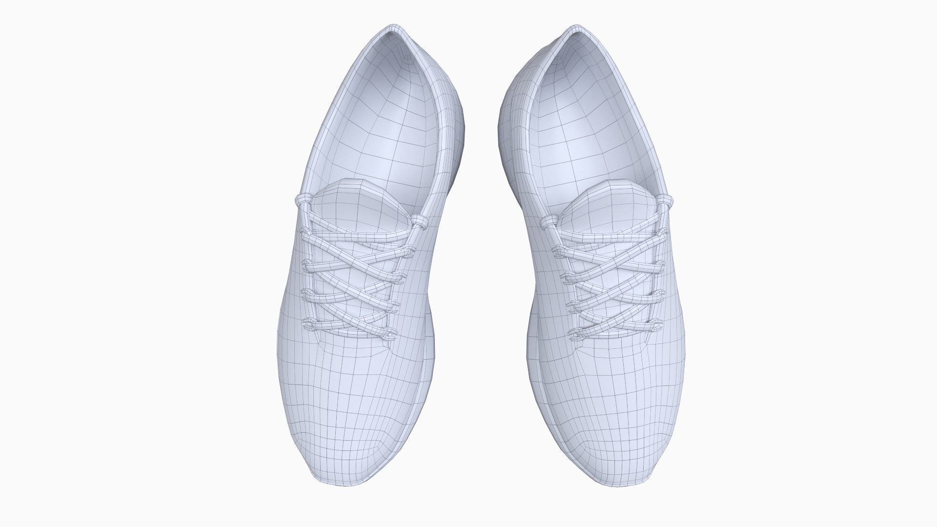 Sport Shoes Low-poly 3D model_28