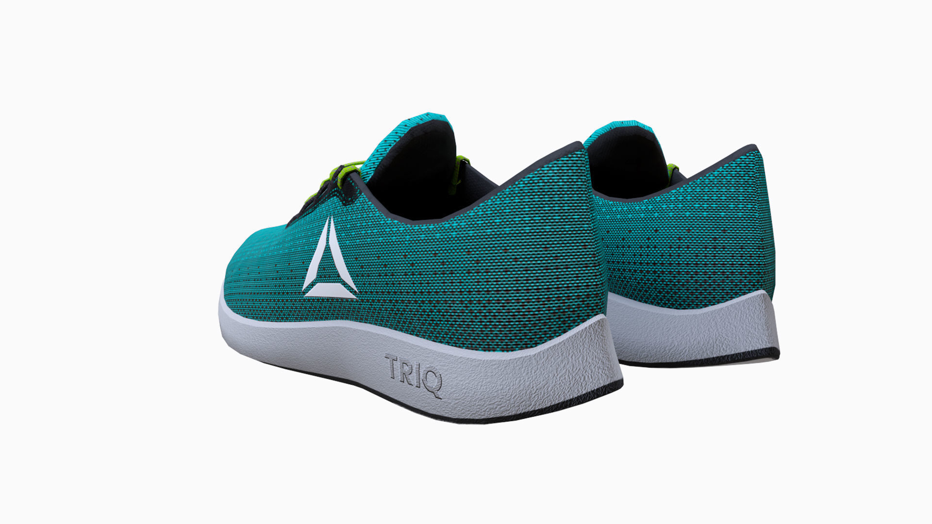 Sport Shoes Low-poly 3D model_5