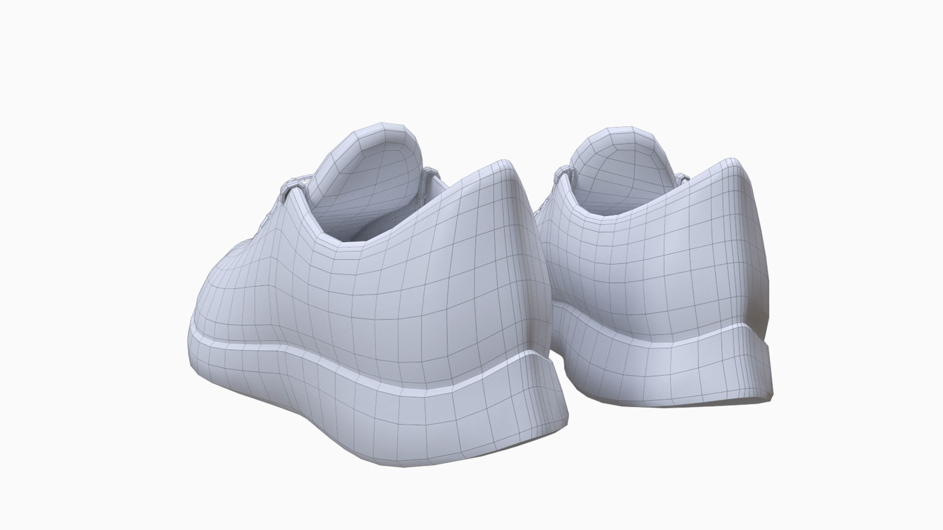 Sport Shoes Low-poly 3D model_29