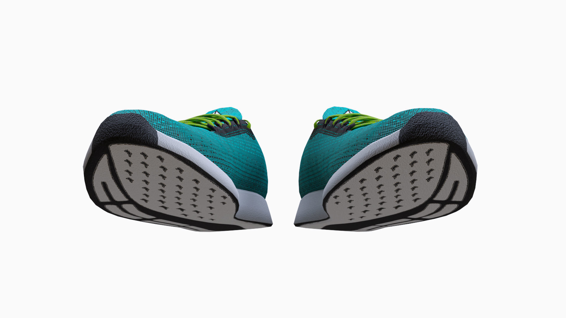 Sport Shoes Low-poly 3D model_12
