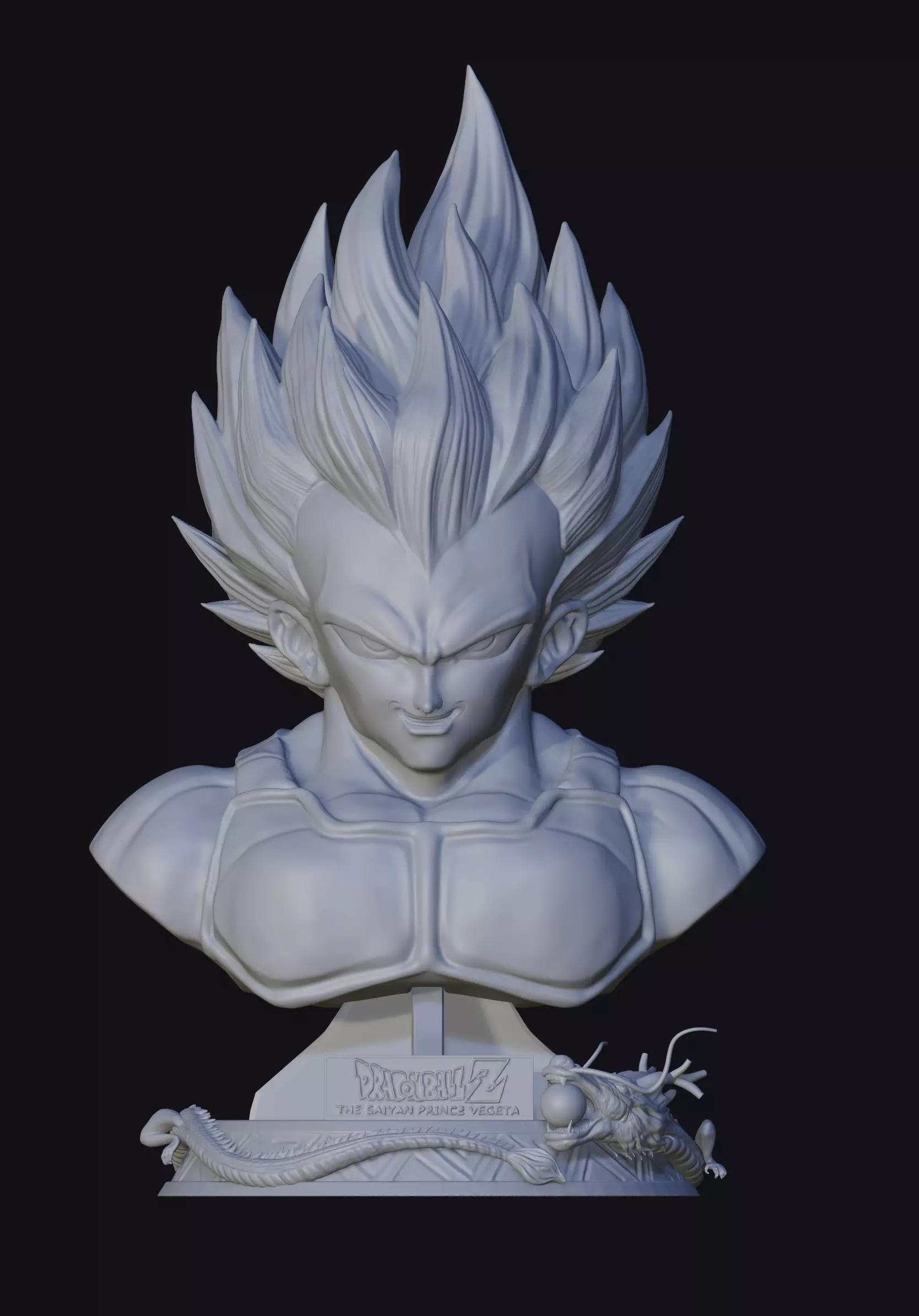 Vegeta dragon ball 3D print model_0