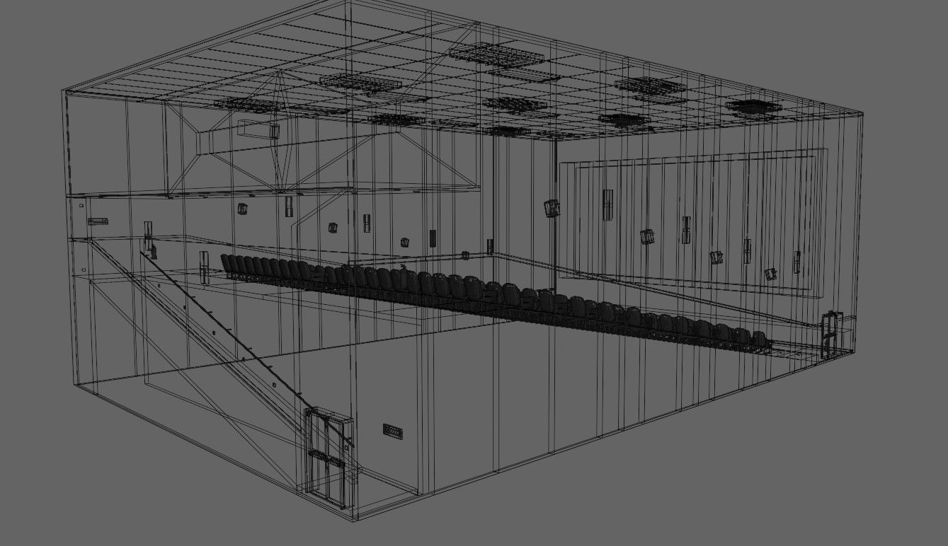 Movie Theater - Cinema 3D model_39